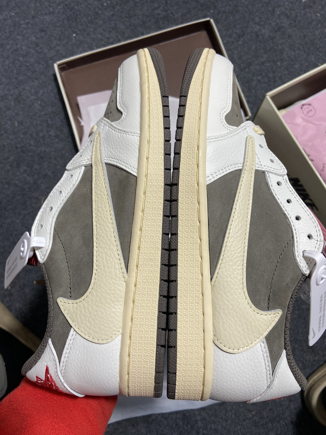 AJ Low 白棕倒钩 尺码:35.5-48.5纯原版出品-原厂 Travis Scott x Air 