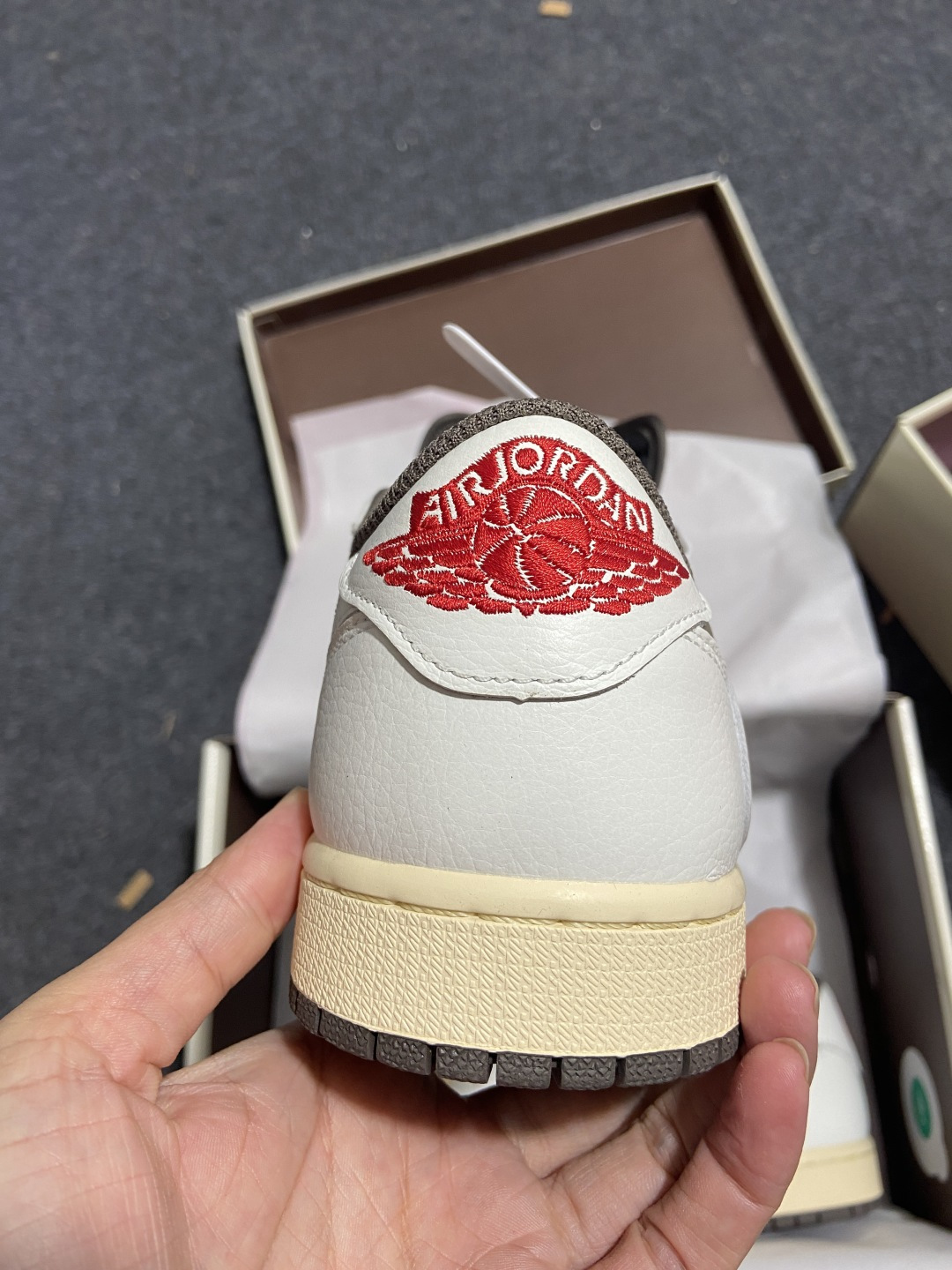 AJ Low 白棕倒钩 尺码:35.5-48.5纯原版出品-原厂 Travis Scott x Air 