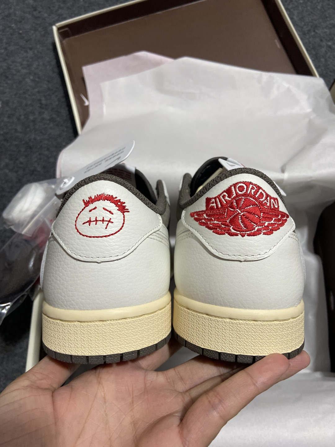 AJ Low 白棕倒钩 尺码:35.5-48.5纯原版出品-原厂 Travis Scott x Air 