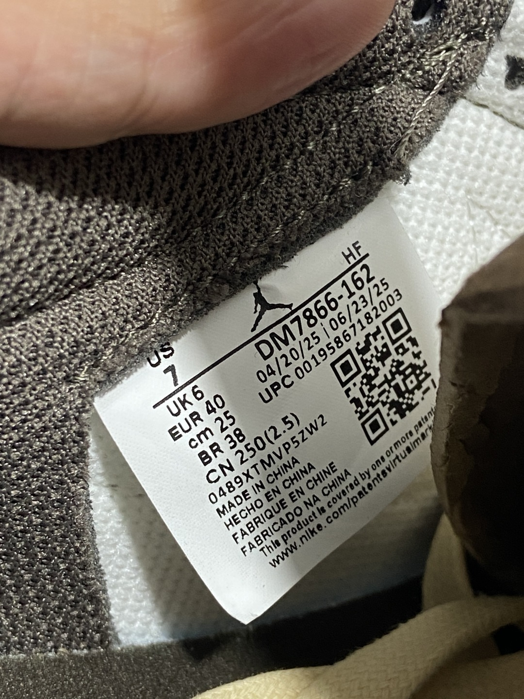 AJ Low 白棕倒钩 尺码:35.5-48.5纯原版出品-原厂 Travis Scott x Air 