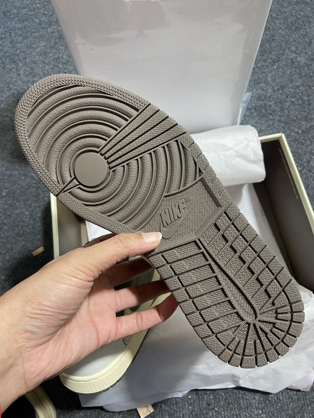 AJ Low 白棕倒钩 尺码:35.5-48.5纯原版出品-Travis Scott x Air Jor