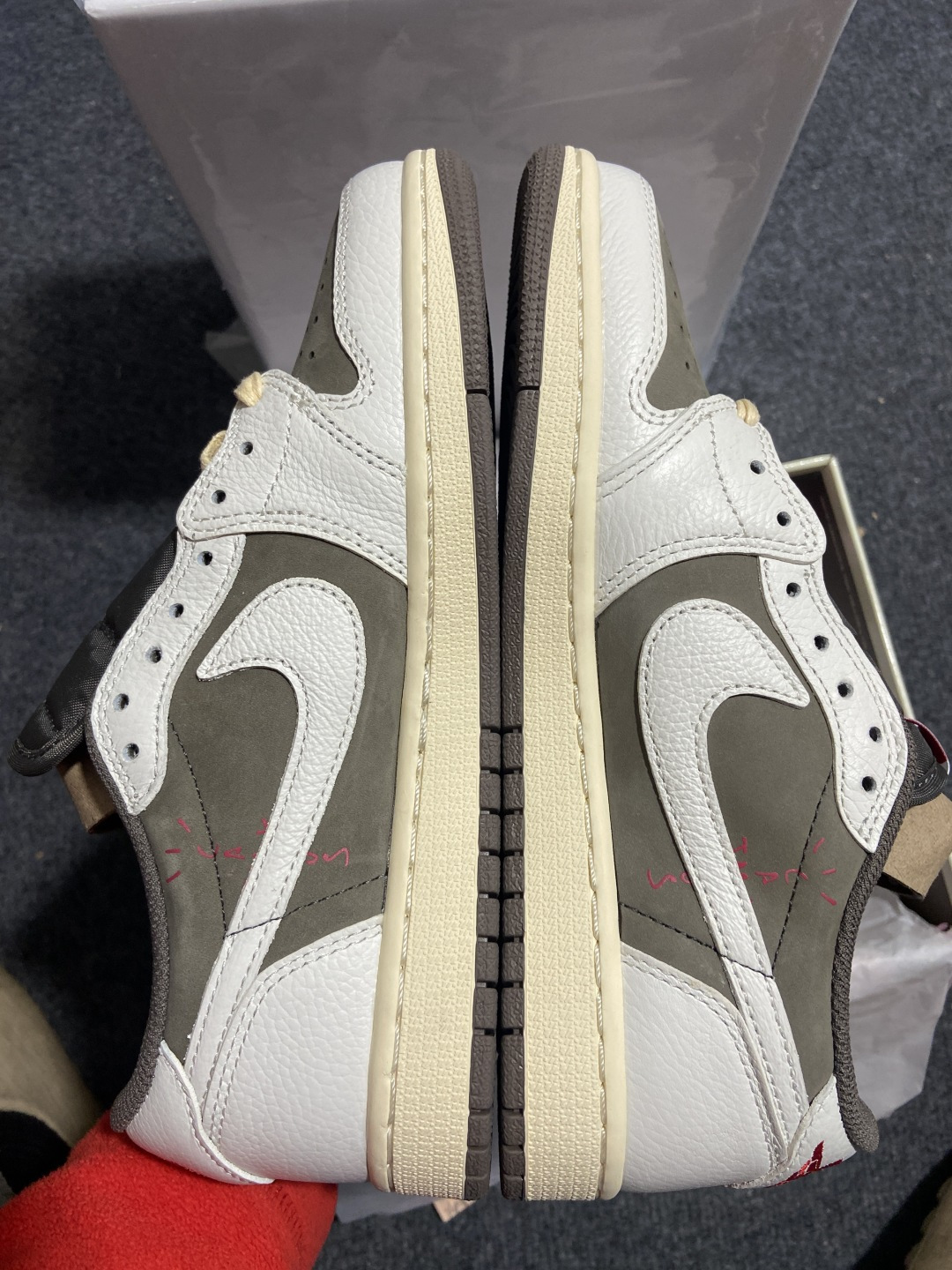 AJ Low 白棕倒钩 尺码:35.5-48.5纯原版出品-Travis Scott x Air Jor