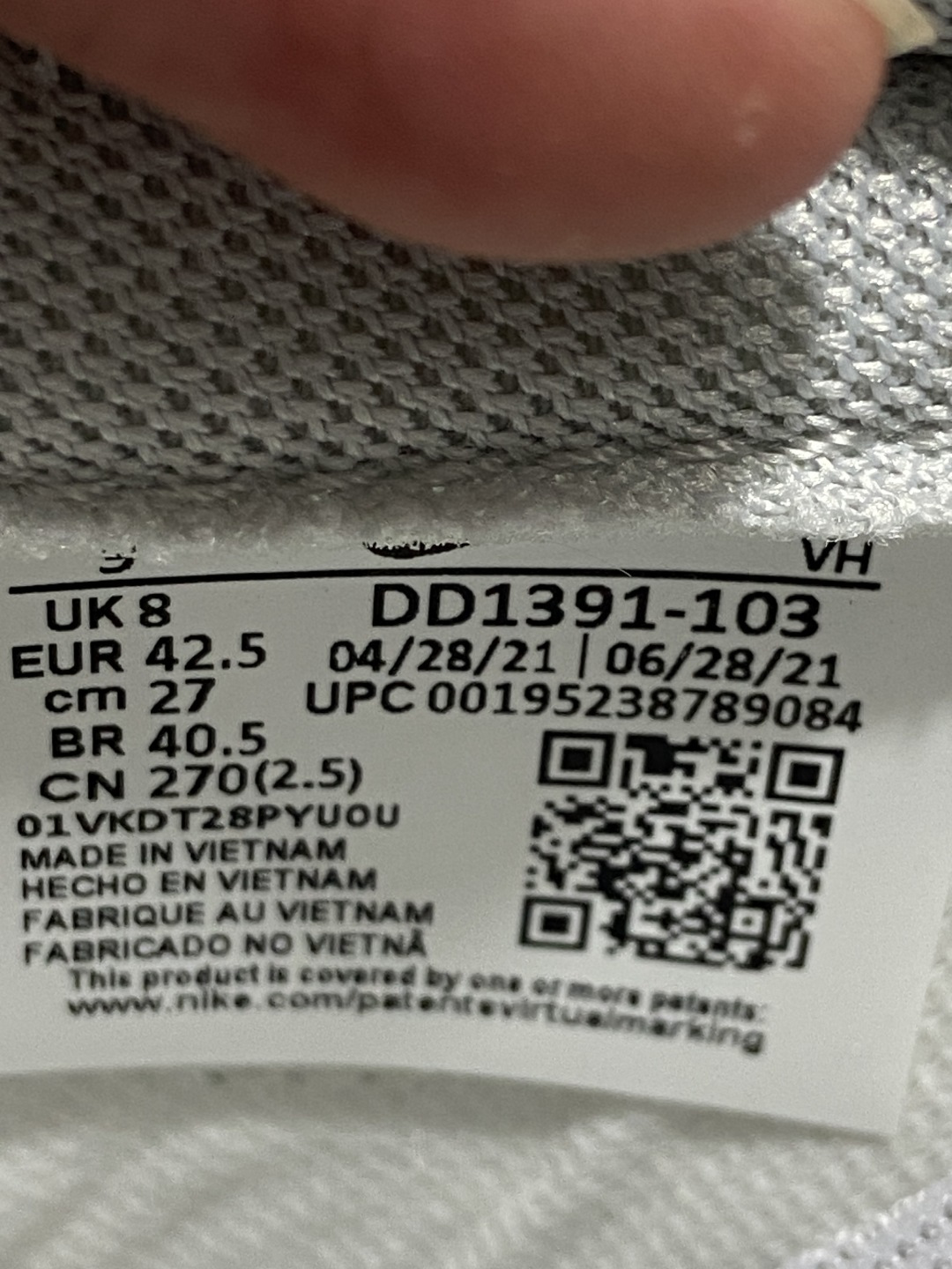 Dunk 白灰 尺码 35.5-47.5纯原出品-Dunk Low 白灰 烟灰 雾霾 DD1391-10