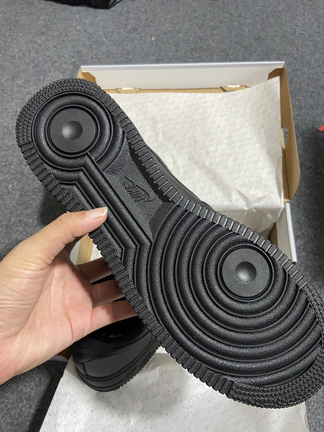 顶级纯原 完美复刻 Nike Air Force 1'07 黑色 黑武士货号：CW2288 001尺码：