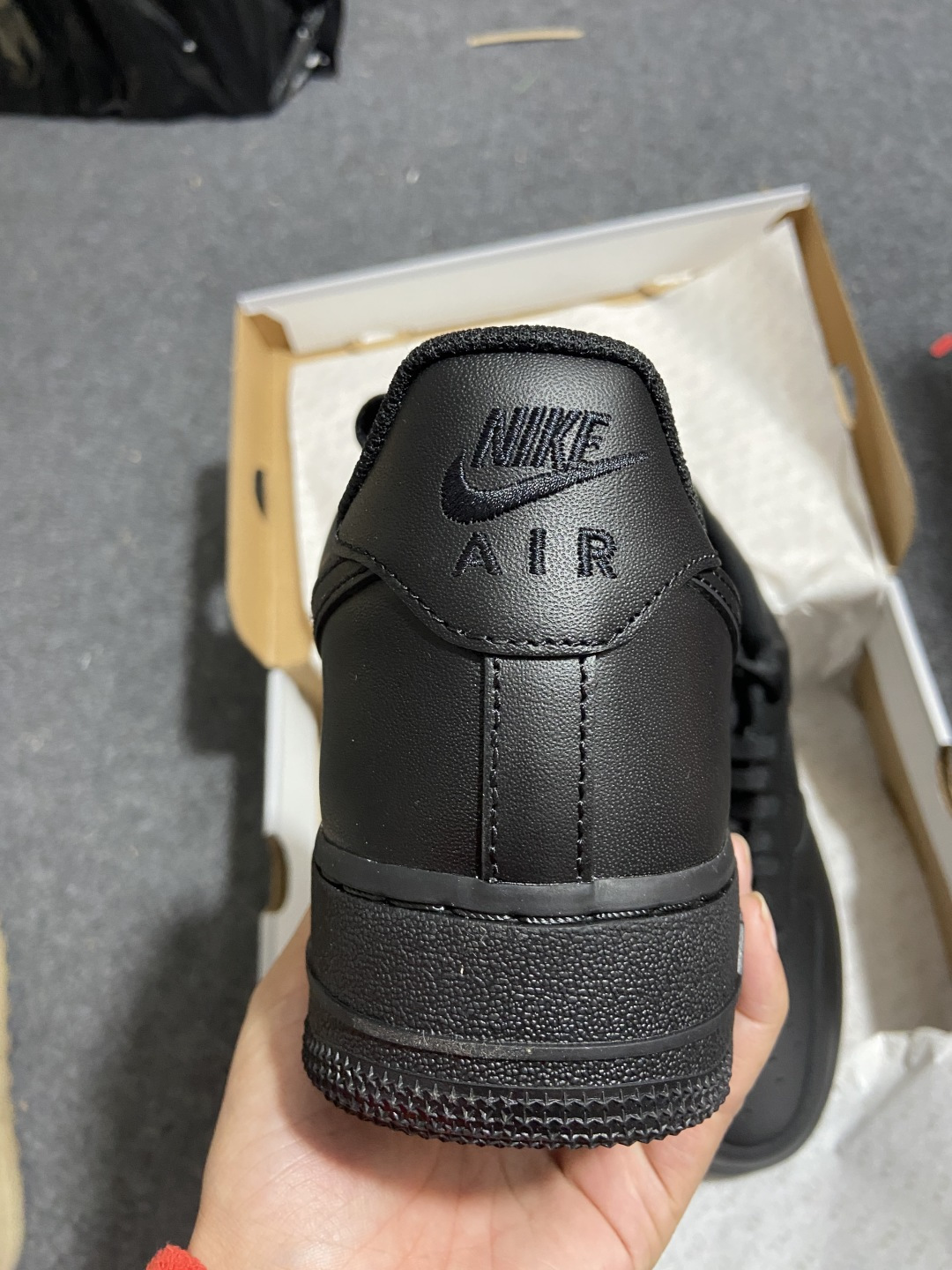 顶级纯原 完美复刻 Nike Air Force 1'07 黑色 黑武士货号：CW2288 001尺码：