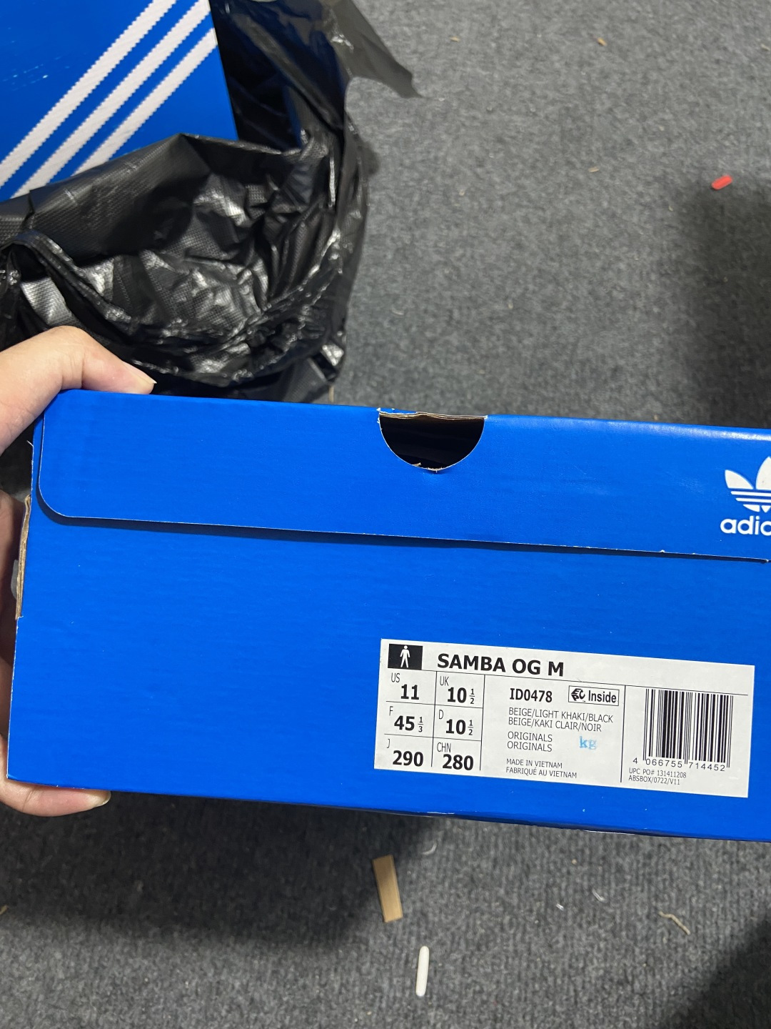 AD Originals 德训 三叶草 SAMBA OG W 男女休闲板鞋 ID0478 尺寸 36 3