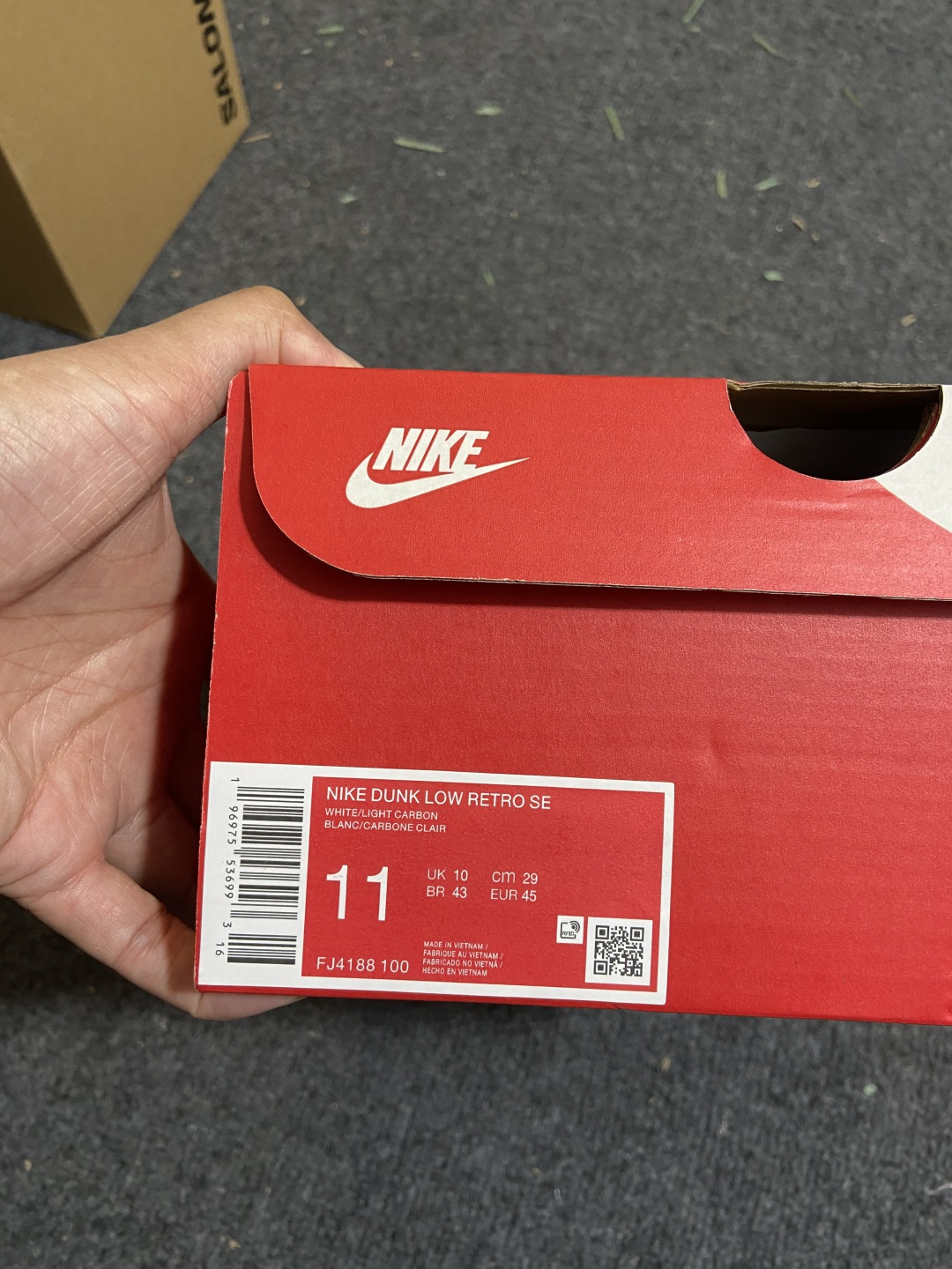 【纯原版】NK Dunk Low Low 白灰 FJ4188-100 特供订单 原厂Sadesa D7 