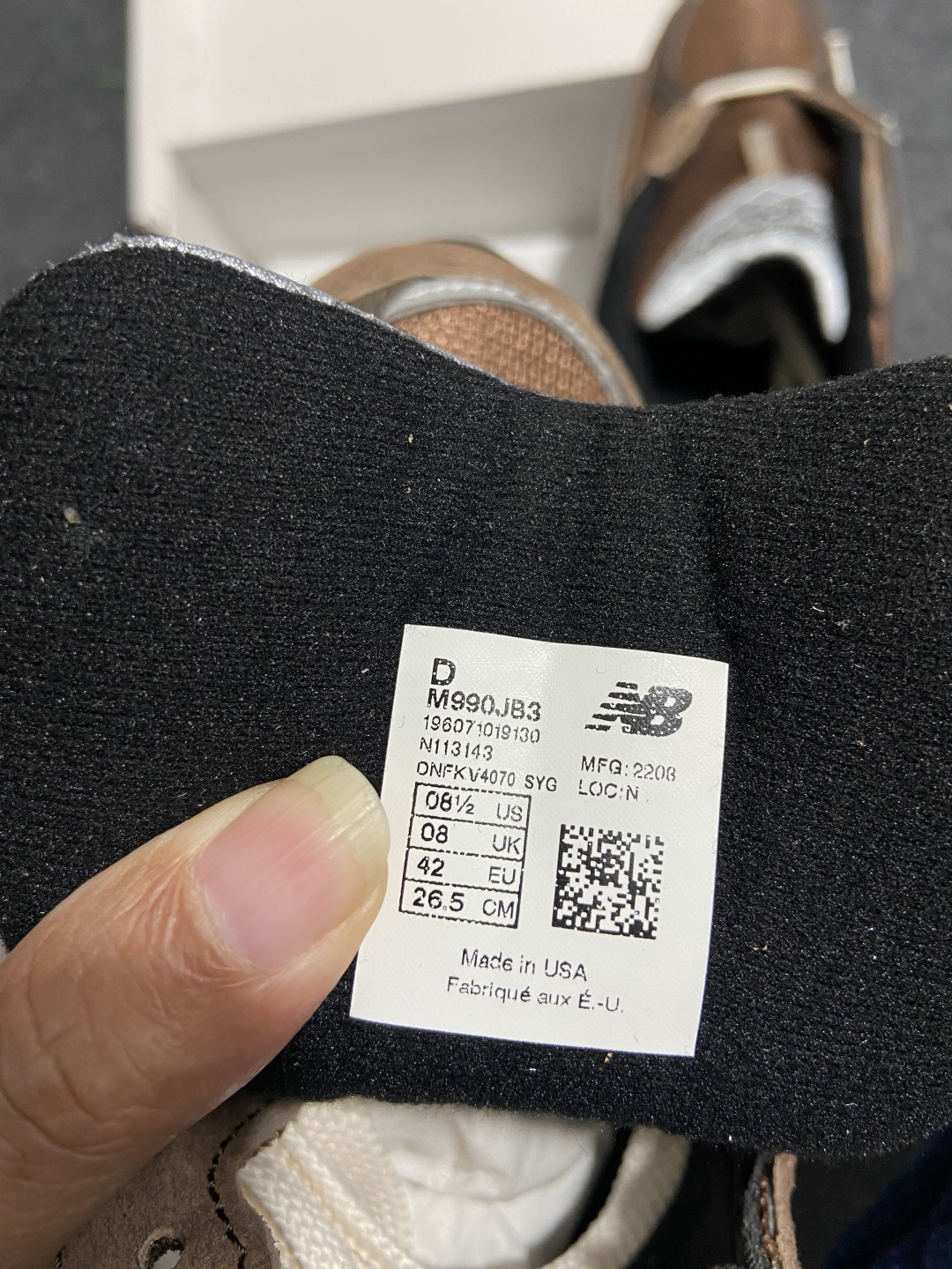 【纯原版】New Balance NB990v3 x JJJJound 蒙特利尔M990JB3独家私模 