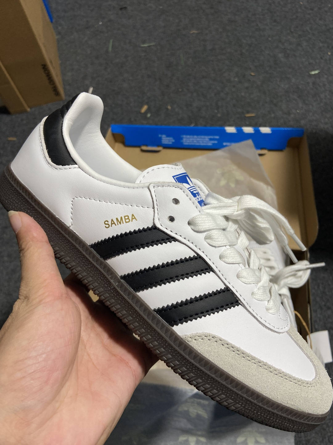 补货Originals桑巴德训 尺码：36-45纯原出品-Originals Samba Vegan 低