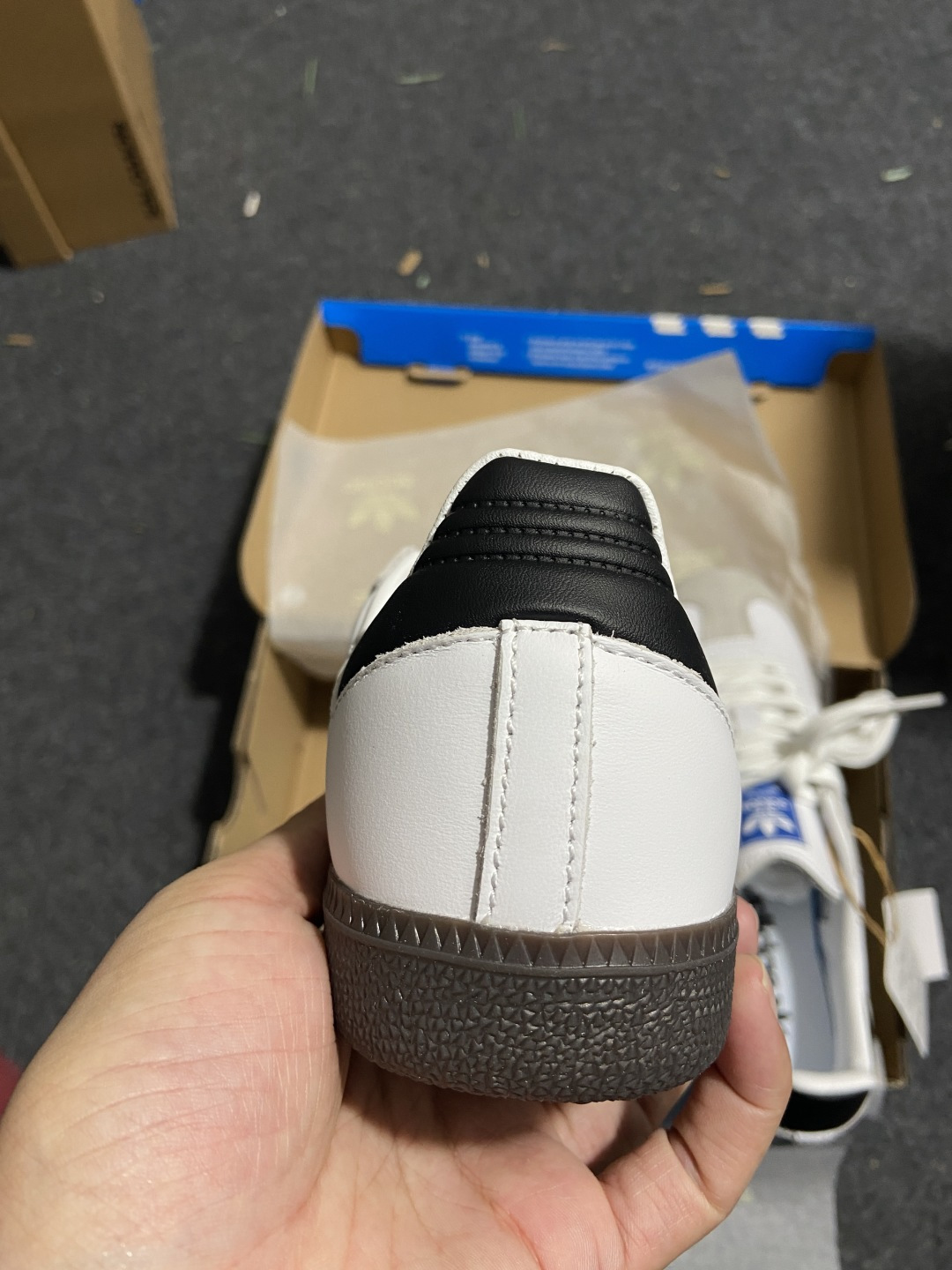 补货Originals桑巴德训 尺码：36-45纯原出品-Originals Samba Vegan 低