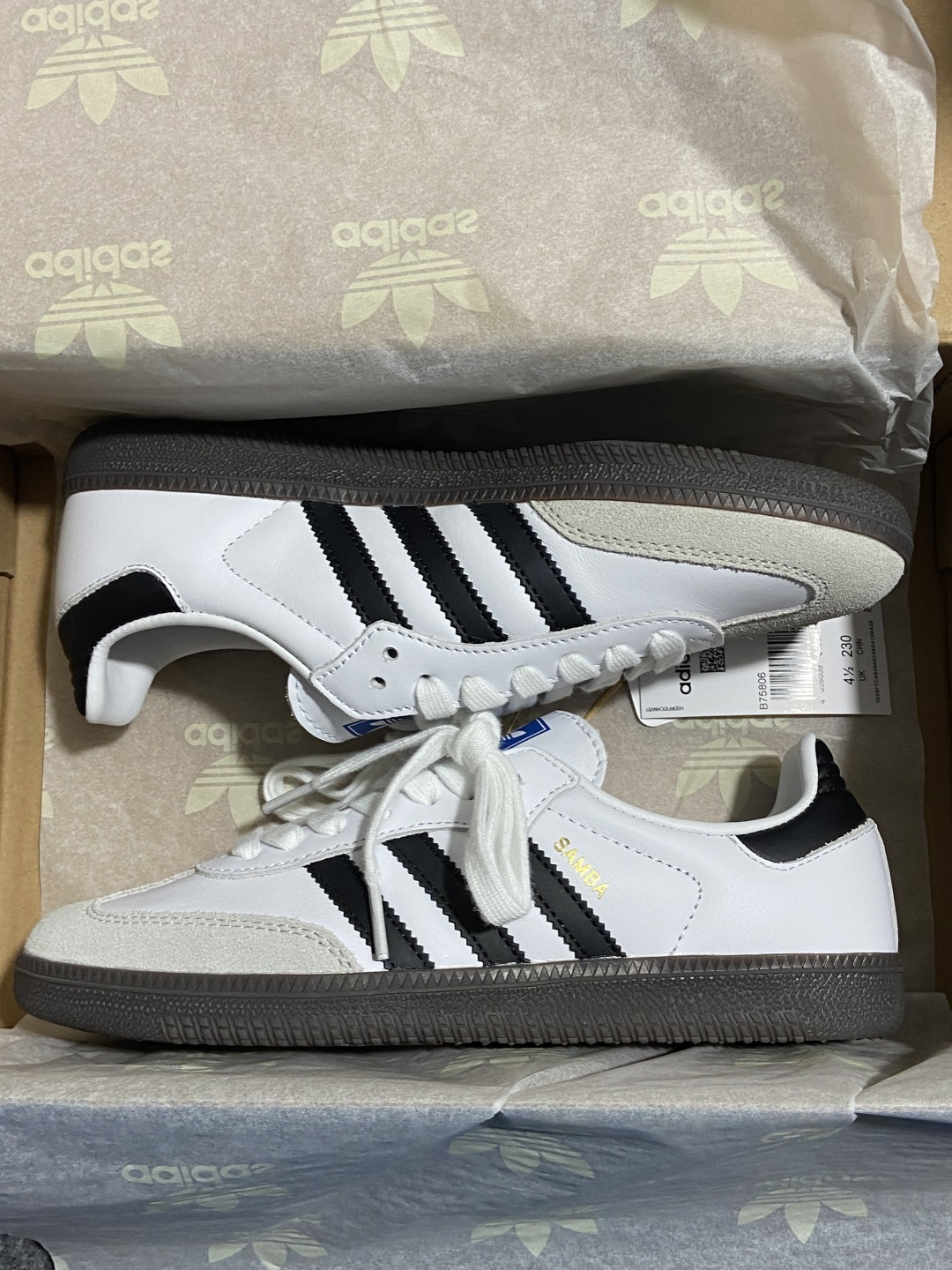 补货Originals桑巴德训 尺码：36-45纯原出品-Originals Samba Vegan 低