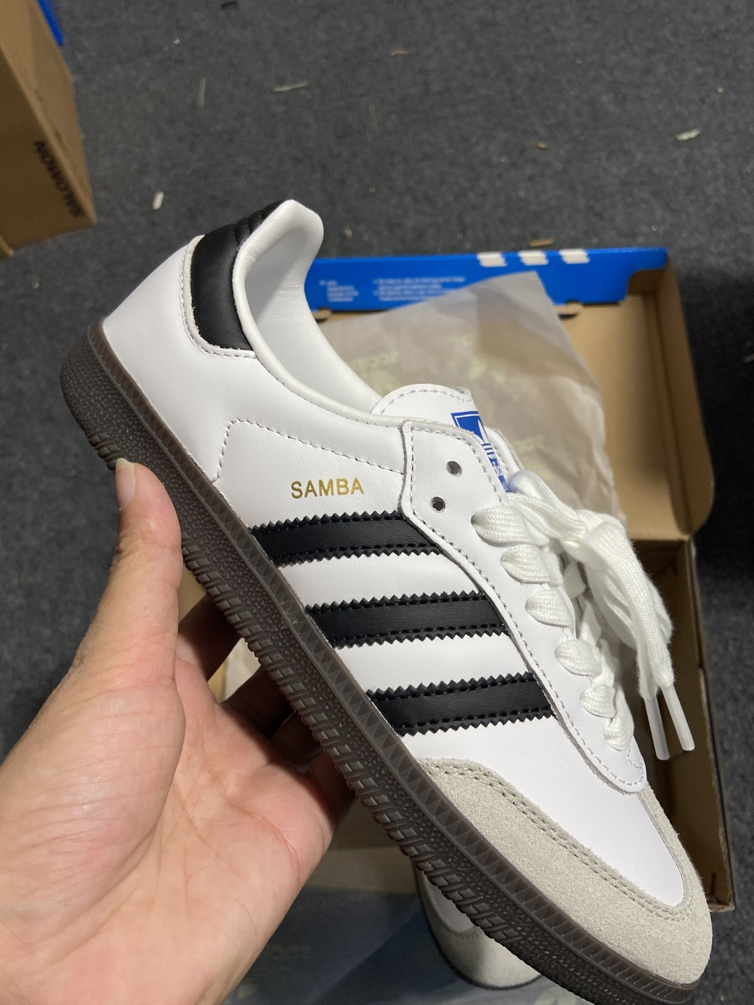 补货Originals桑巴德训 尺码：36-45纯原出品-Originals Samba Vegan 低