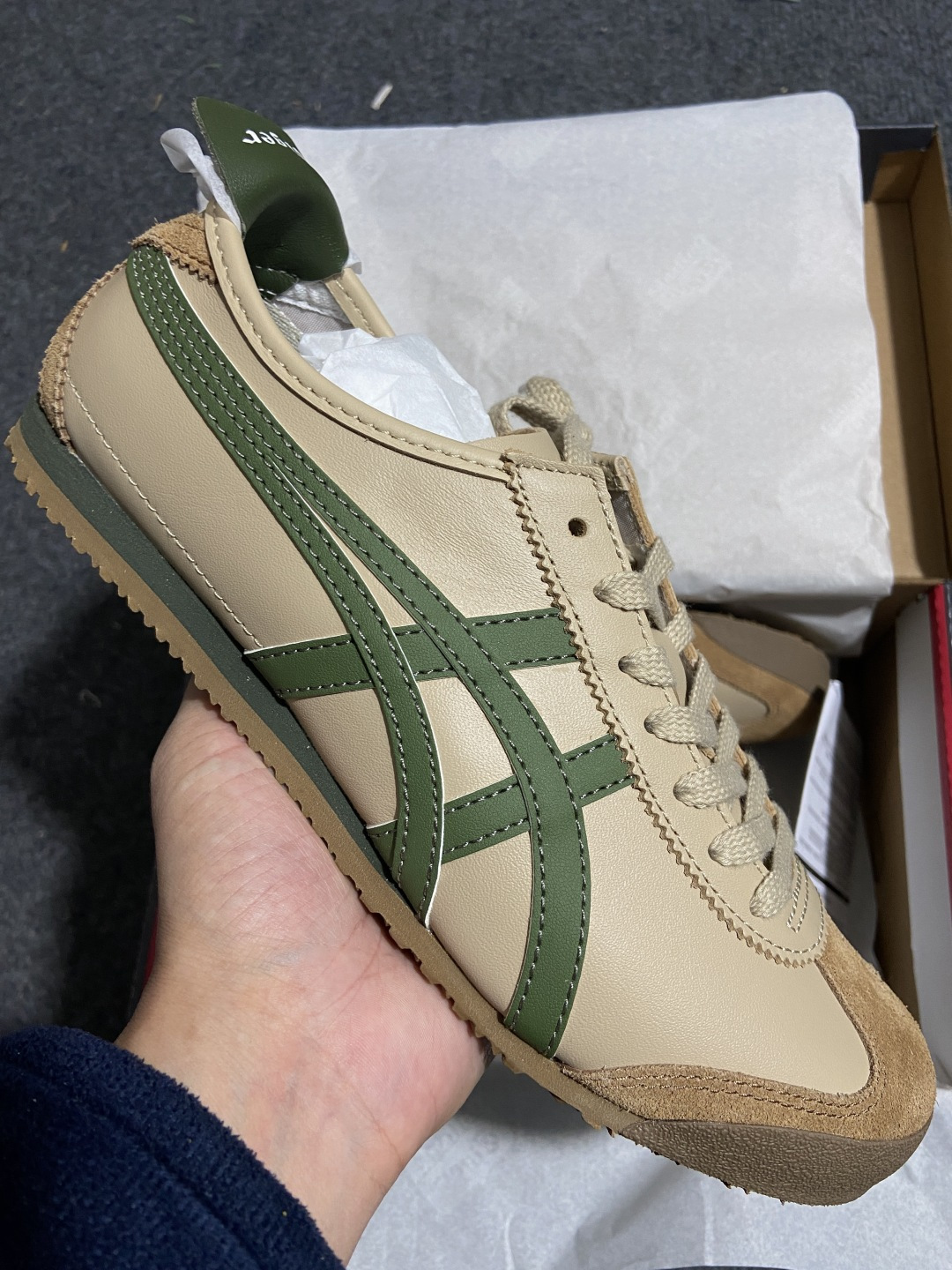 Onitsuka 尺码:36-45纯原版出品-Onitsuka Tiger MEXICO 66 灰绿 1