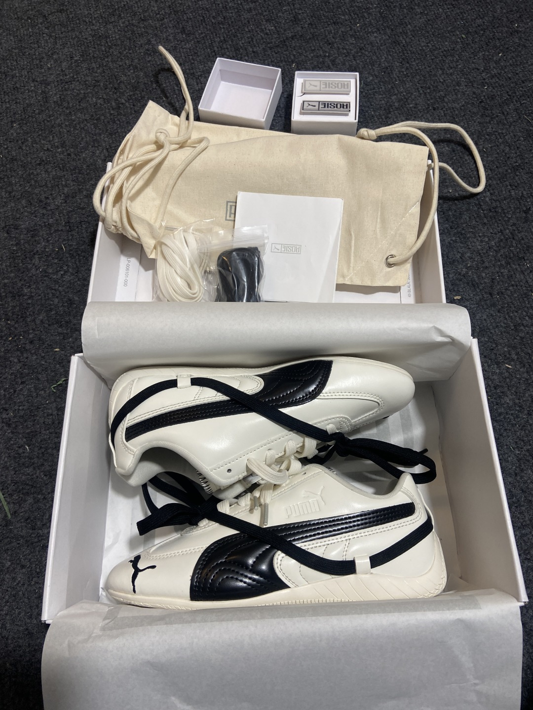 彪马Puma 尺码:35.5-45纯原出品-Rose x Puma Speedcat 白黑-01 YZ0