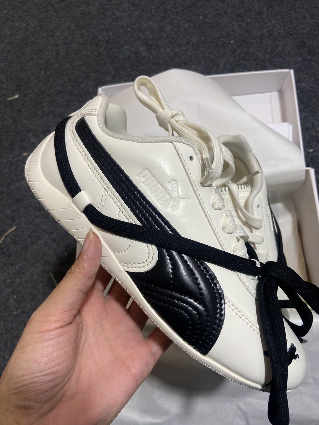 彪马Puma 尺码:35.5-45纯原出品-Rose x Puma Speedcat 白黑-01 YZ0