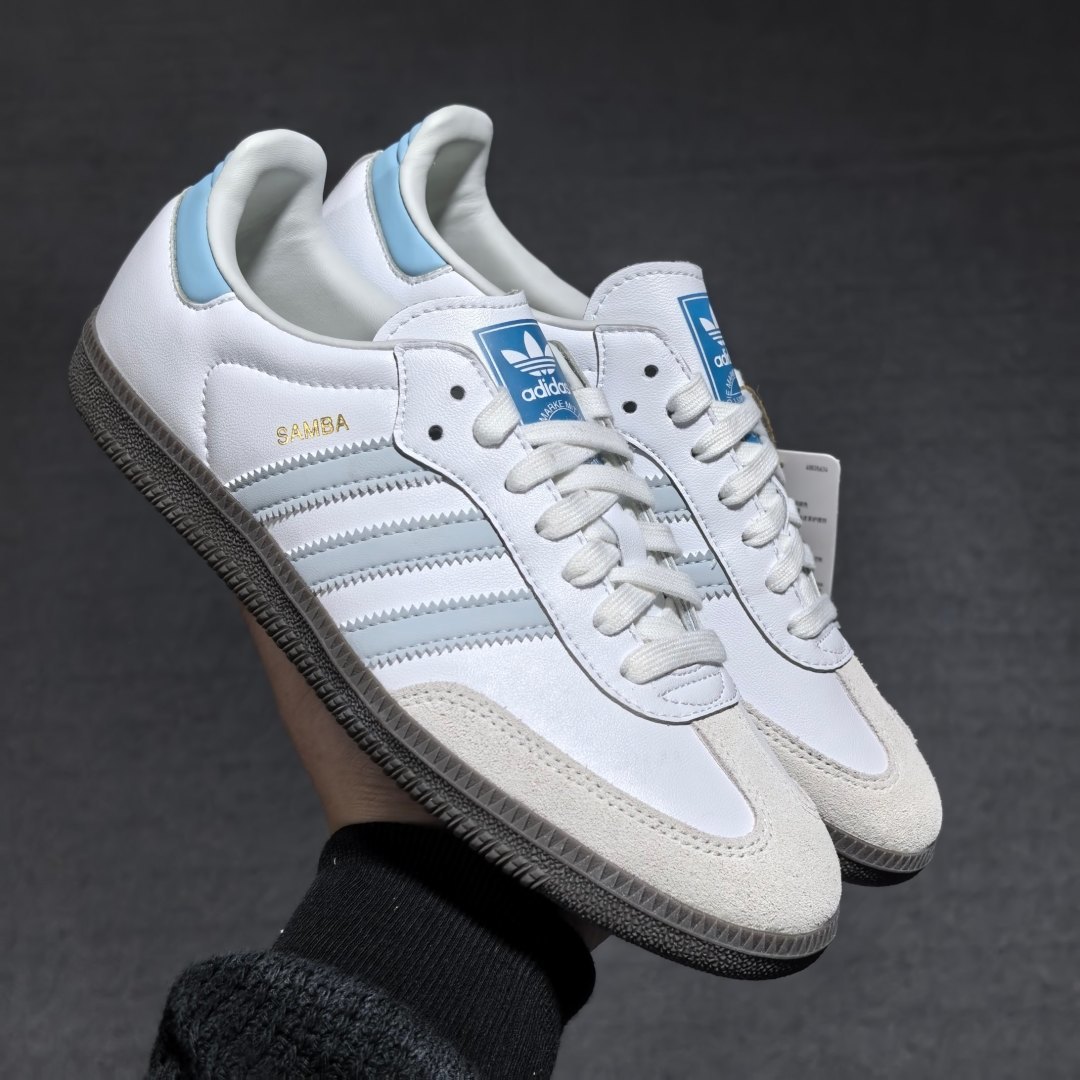 Originals 鞋码36-46纯原出品-Samba OG 白蓝 ID205535.5 36 36.5