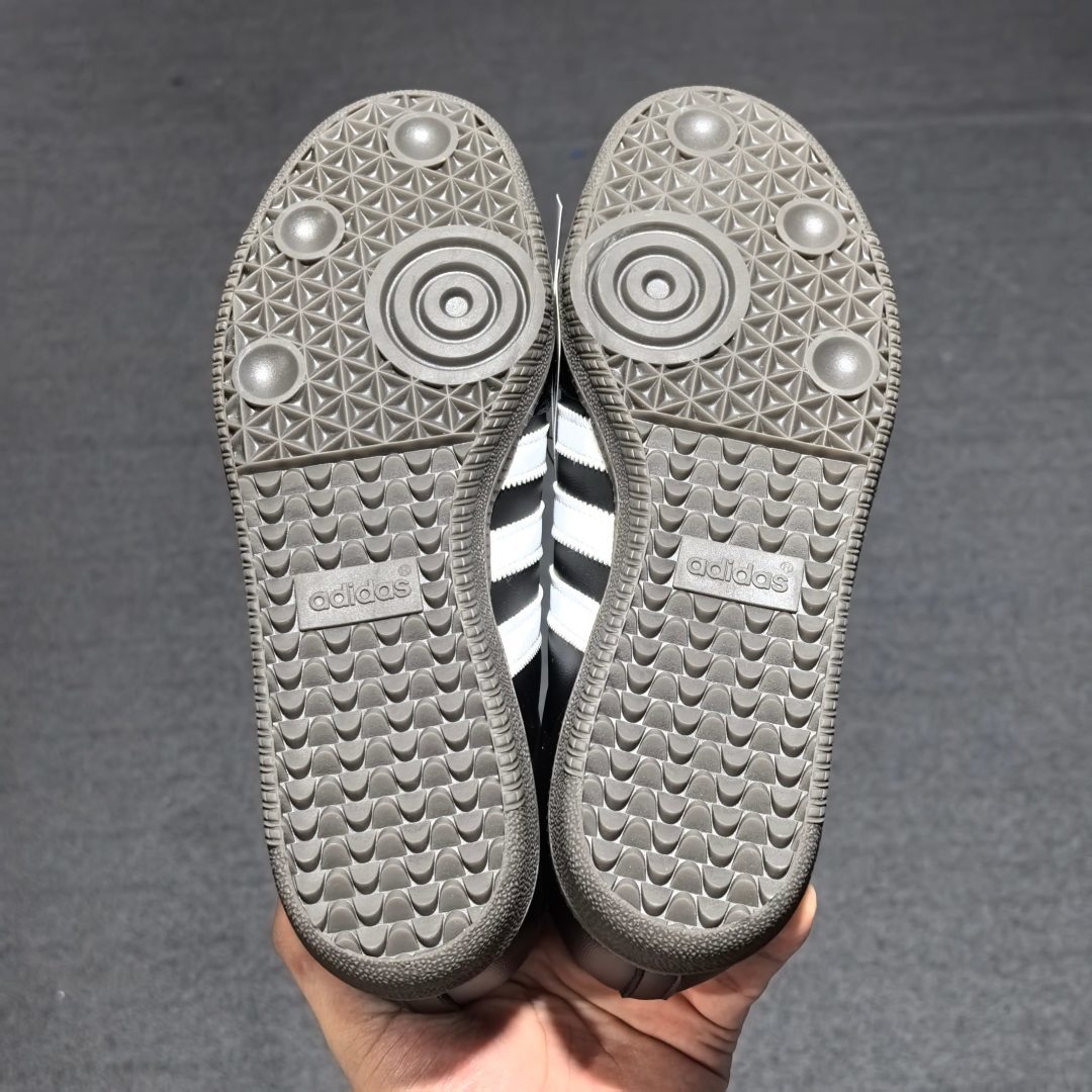 Originals 尺码35.5-46纯原-Originals Samba Vegan 低帮板鞋 黑白 