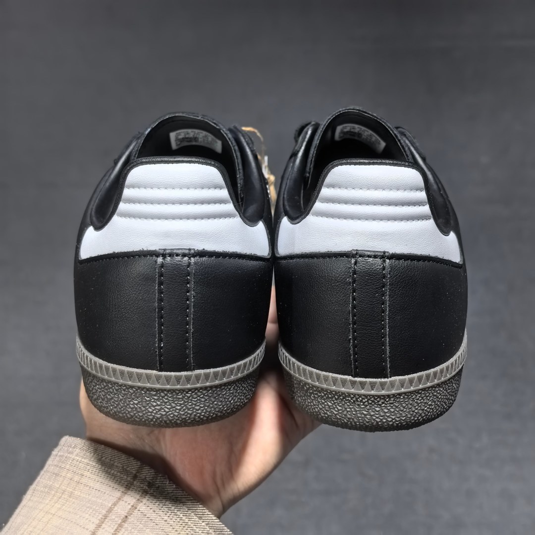 Originals 尺码35.5-46纯原-Originals Samba Vegan 低帮板鞋 黑白 