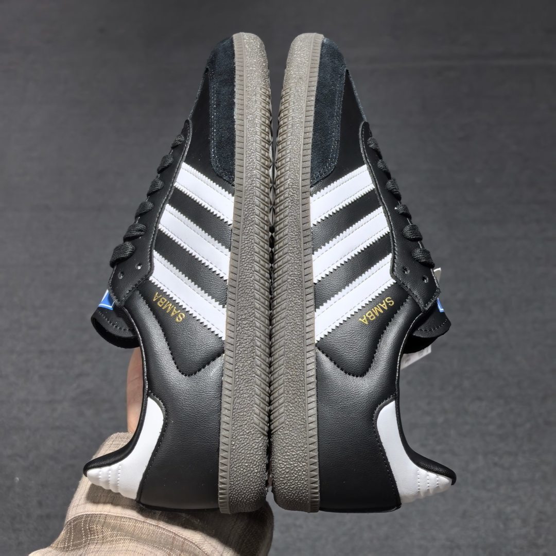 Originals 尺码35.5-46纯原-Originals Samba Vegan 低帮板鞋 黑白 