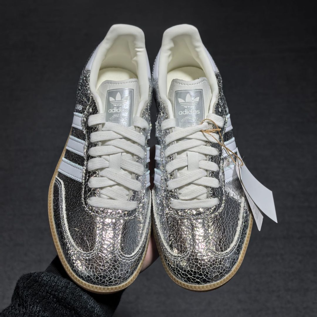 Originals 尺码36-45纯原版出品-AD Samba OG Silver Metallic C