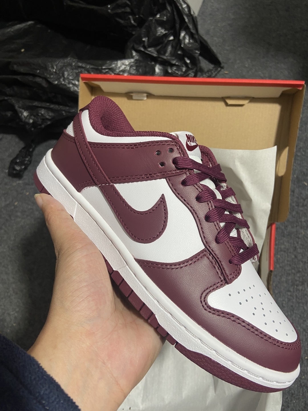 P【纯原版：DUNK】 酒红 NIKE DUNK LOW ＂Dark Beetroot＂女款 货号:DD