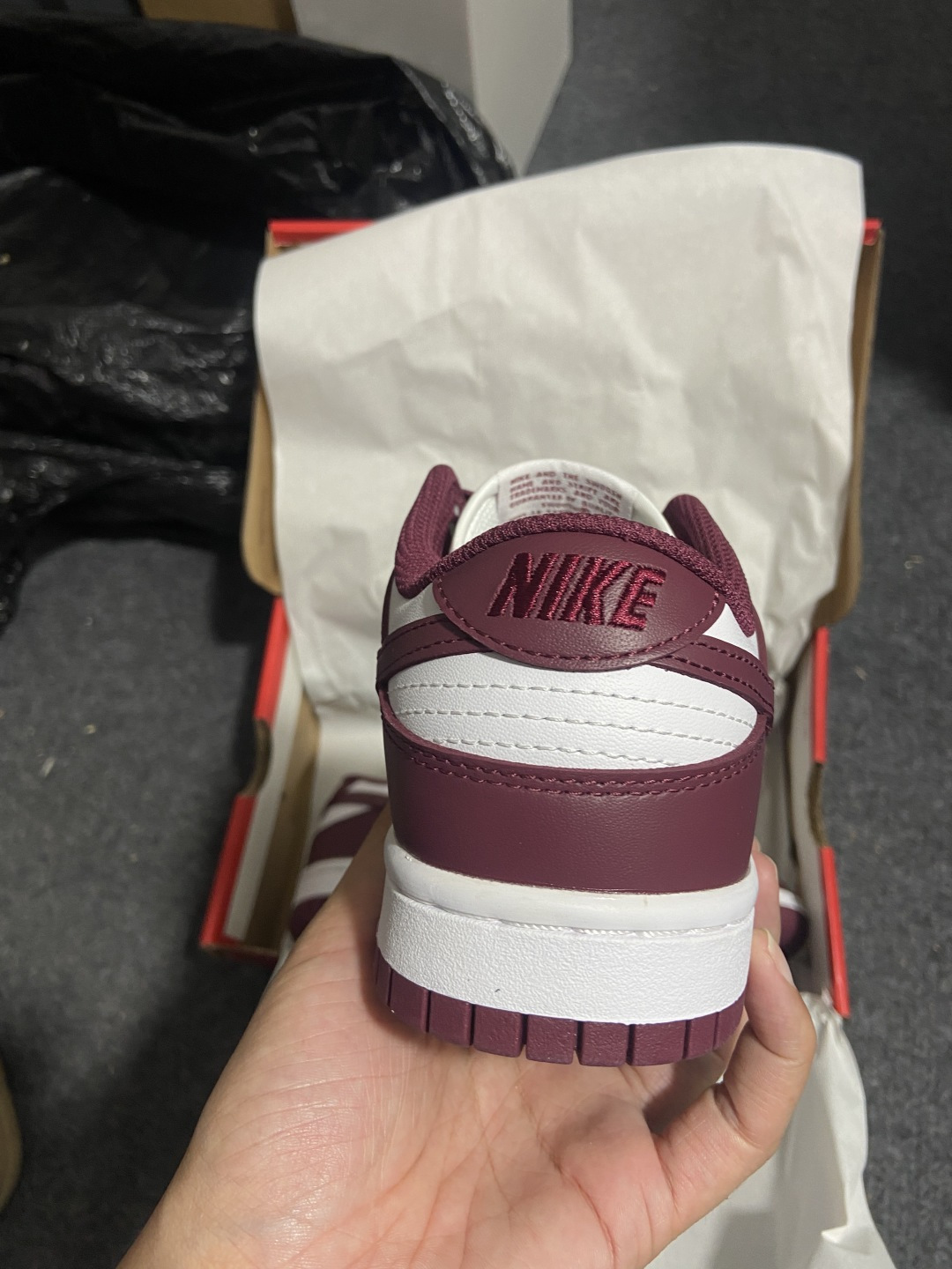 P【纯原版：DUNK】 酒红 NIKE DUNK LOW ＂Dark Beetroot＂女款 货号:DD