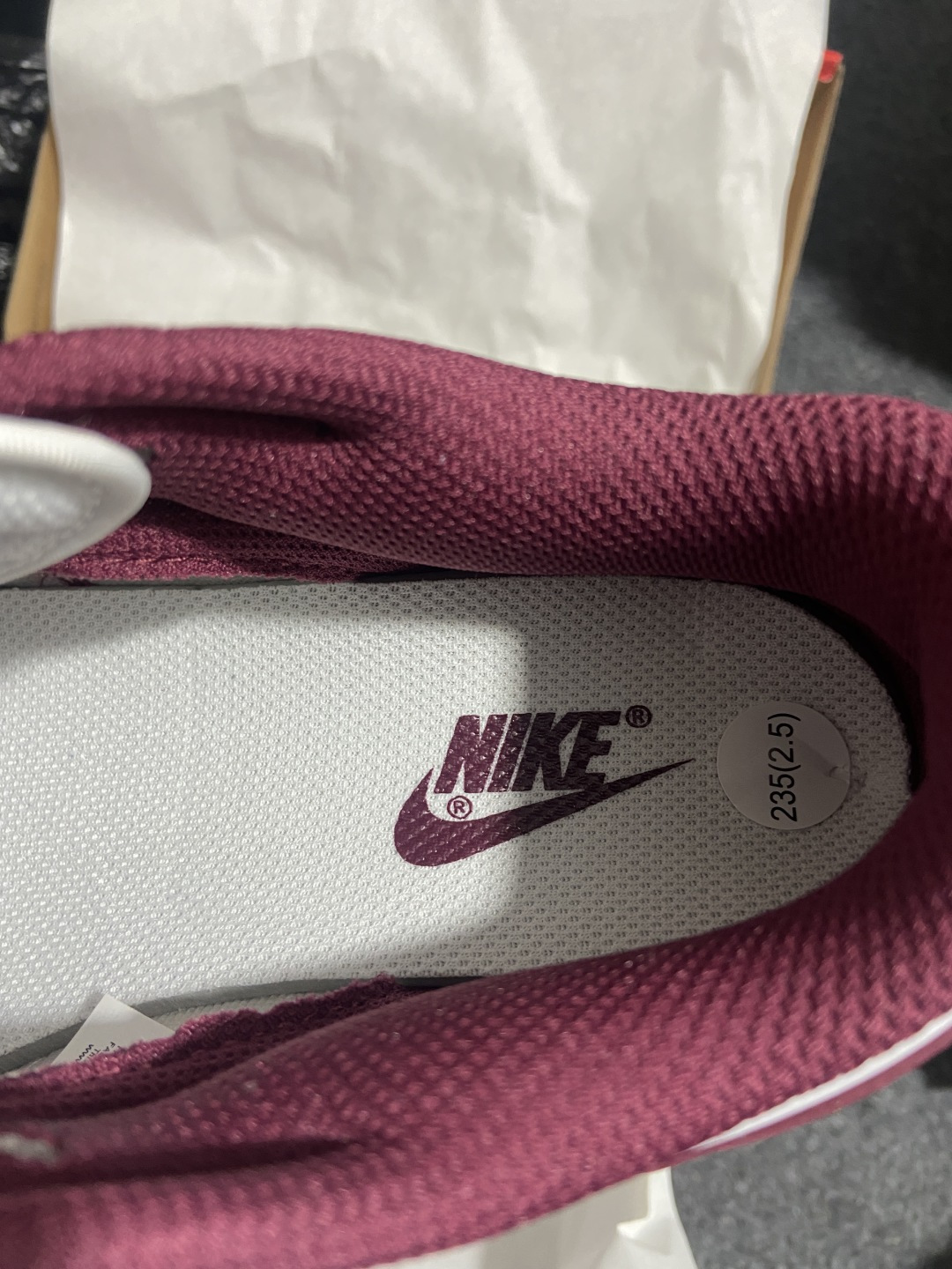 P【纯原版：DUNK】 酒红 NIKE DUNK LOW ＂Dark Beetroot＂女款 货号:DD