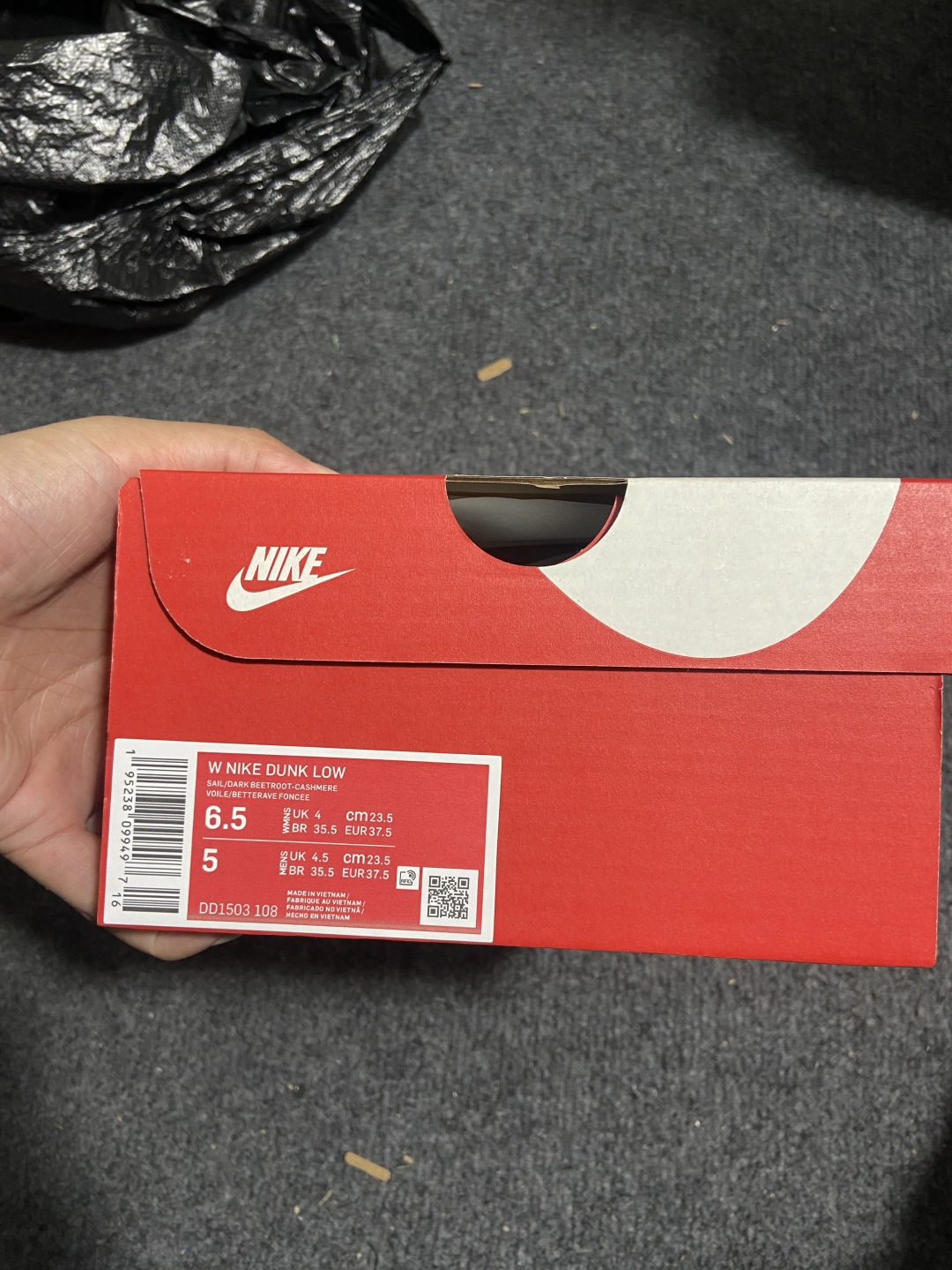 P【纯原版：DUNK】 酒红 NIKE DUNK LOW ＂Dark Beetroot＂女款 货号:DD