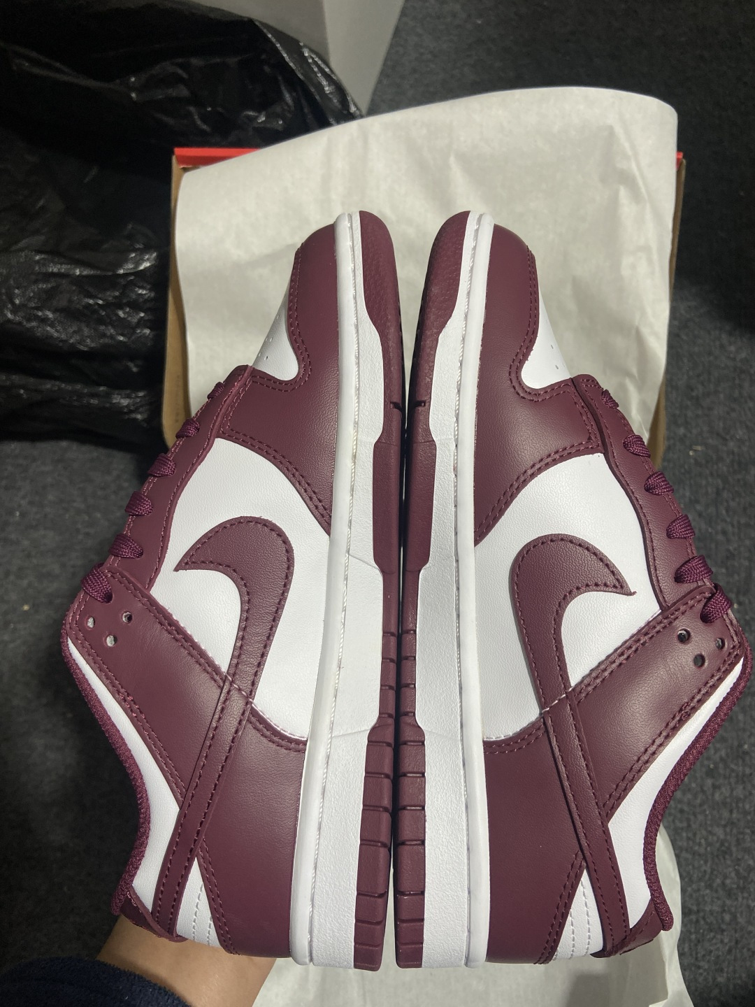 P【纯原版：DUNK】 酒红 NIKE DUNK LOW ＂Dark Beetroot＂女款 货号:DD