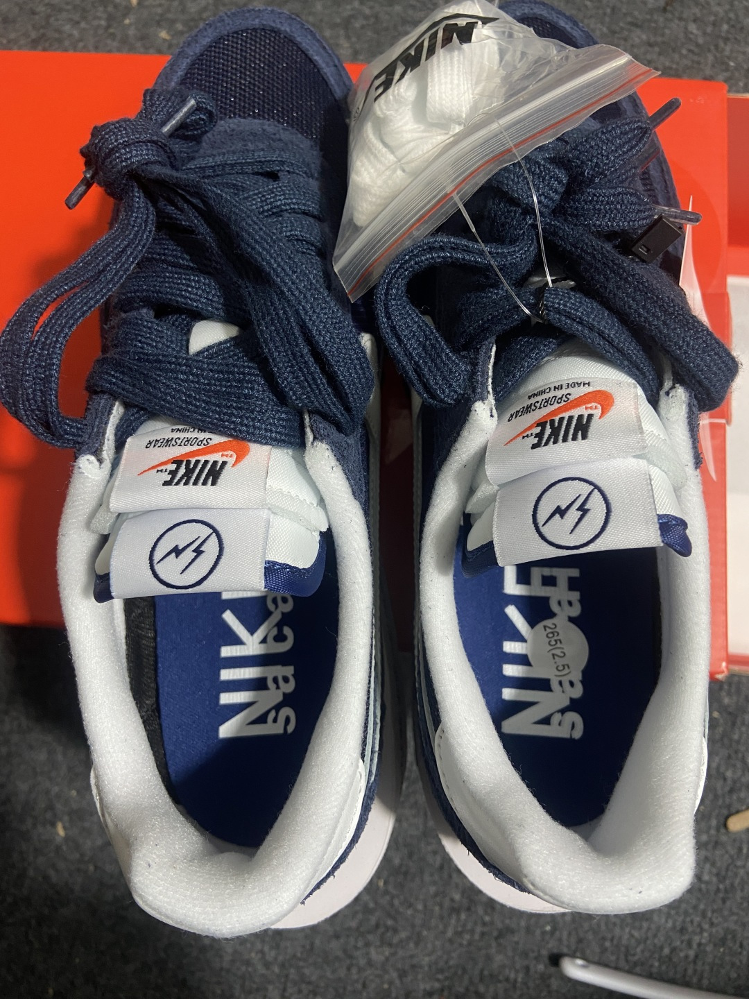 Sacai 黑蓝 尺码：36-47.5纯原出品-Fragment x Sacai x Nik LDWaf