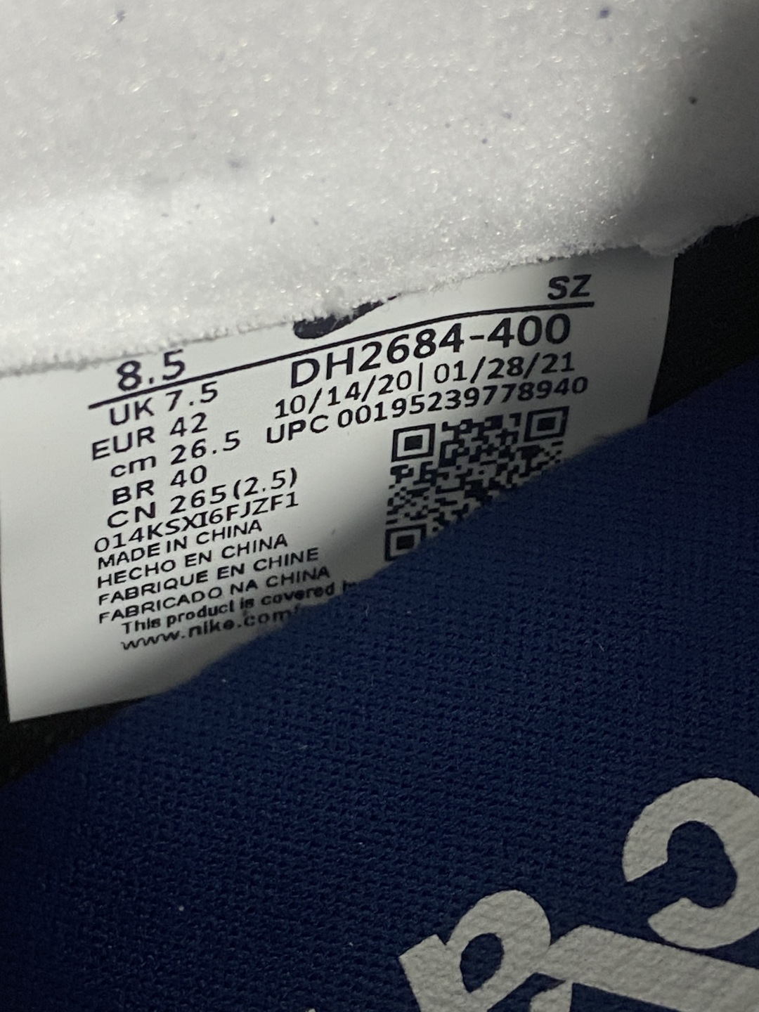 Sacai 黑蓝 尺码：36-47.5纯原出品-Fragment x Sacai x Nik LDWaf