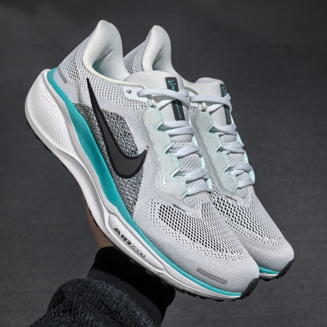 平台版Nike Pegasus 41 舒适运动防滑透气 低帮跑步鞋 白蓝 当季爆款 平台指定细节 原厂中