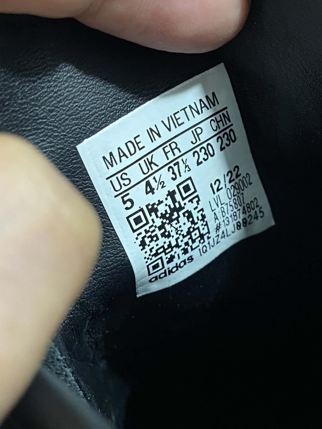 【原皮】AD Original Samba OG 复古经典轻便板鞋 黑白 B75807 YZ020目前市