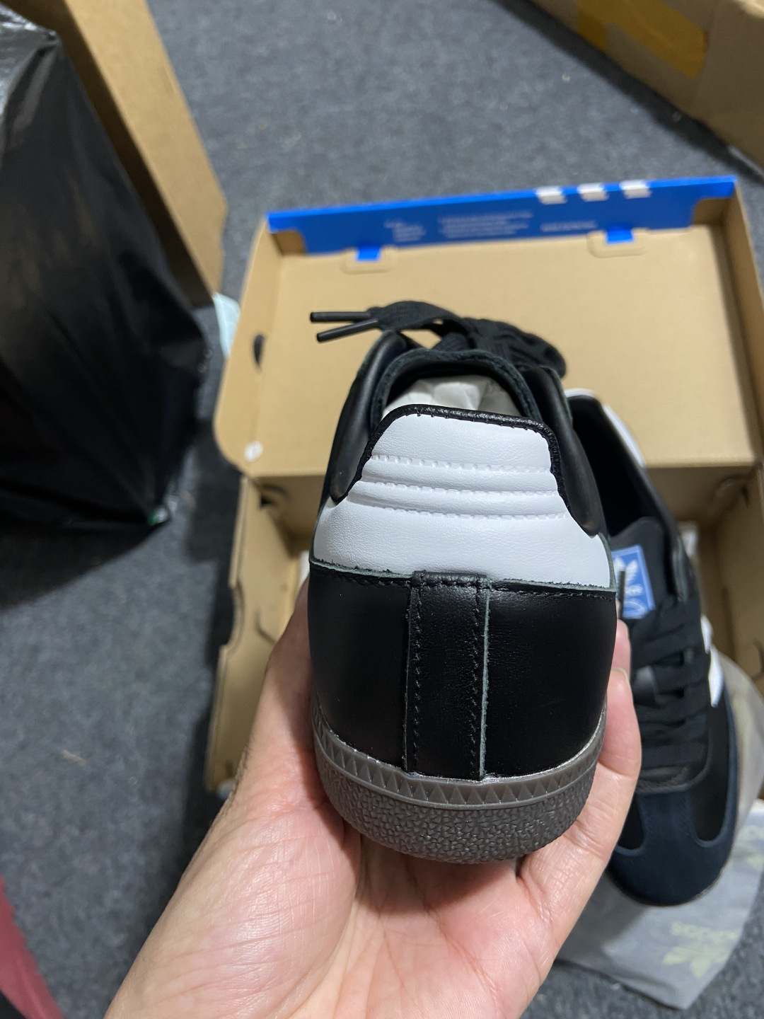 【原皮】AD Original Samba OG 复古经典轻便板鞋 黑白 B75807 YZ020目前市