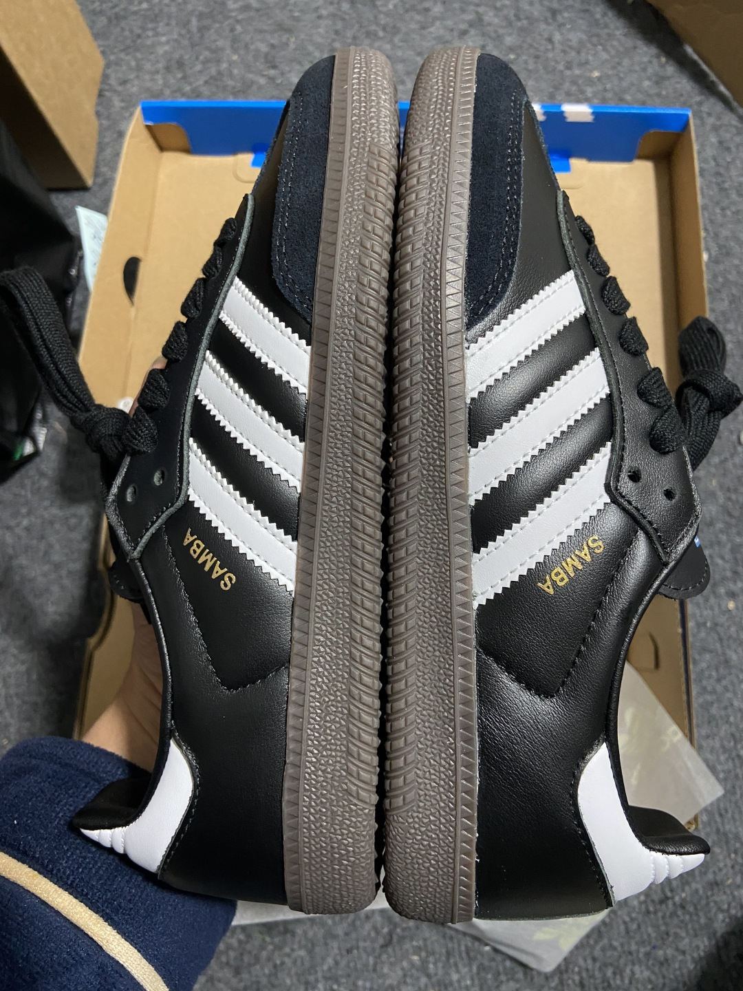 【原皮】AD Original Samba OG 复古经典轻便板鞋 黑白 B75807 YZ020目前市