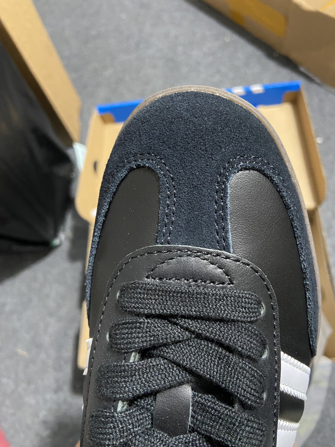 【原皮】AD Original Samba OG 复古经典轻便板鞋 黑白 B75807 YZ020目前市