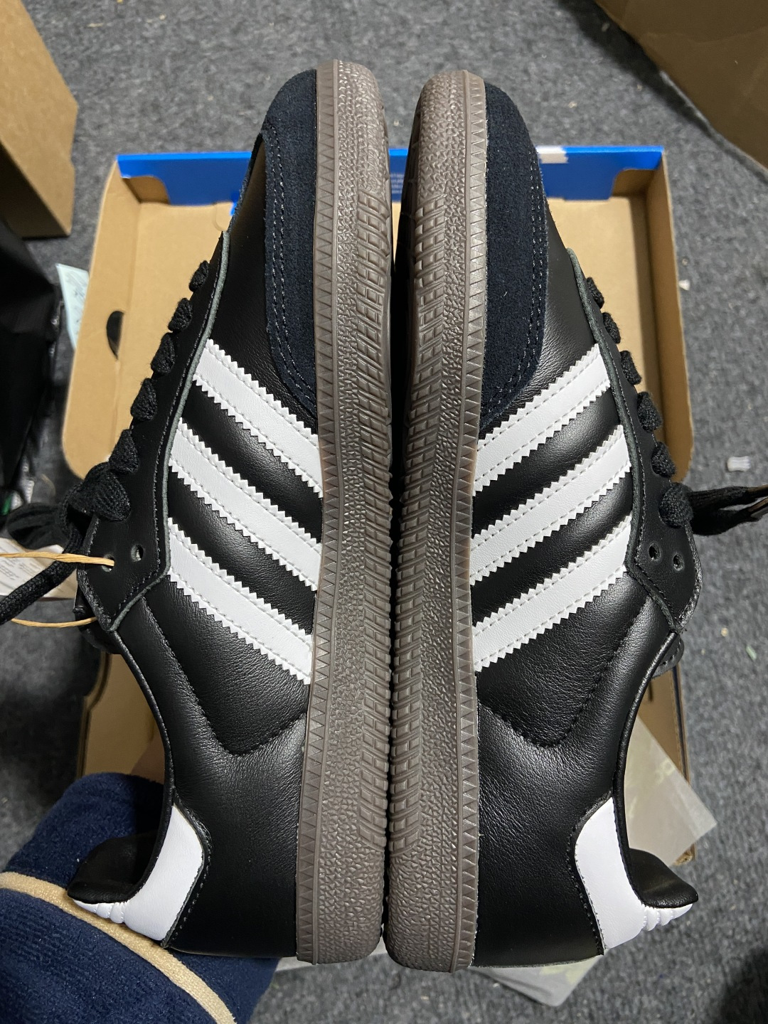 【原皮】AD Original Samba OG 复古经典轻便板鞋 黑白 B75807 YZ020目前市