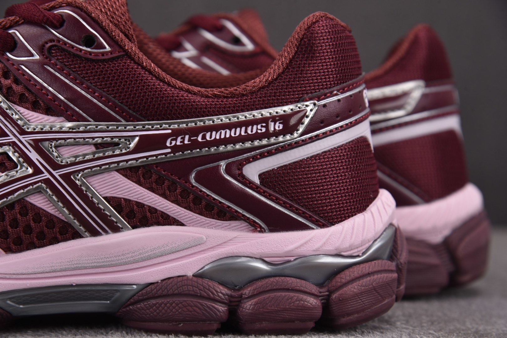 ASICS 尺码36-46纯原版出品-ASICS Gel-Cumulus 16 Burgundy Pin