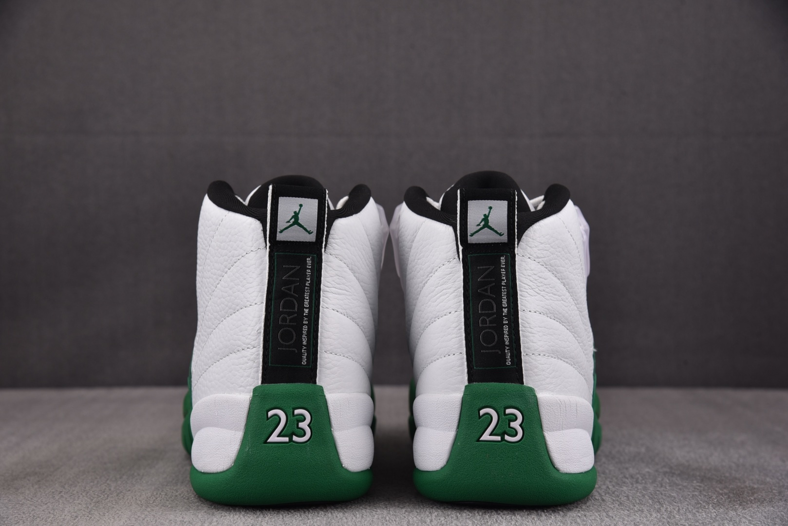 AJ12 EUR:40-47.5纯原版出品-Air Jordan 12 Retro Bucks 白绿 C