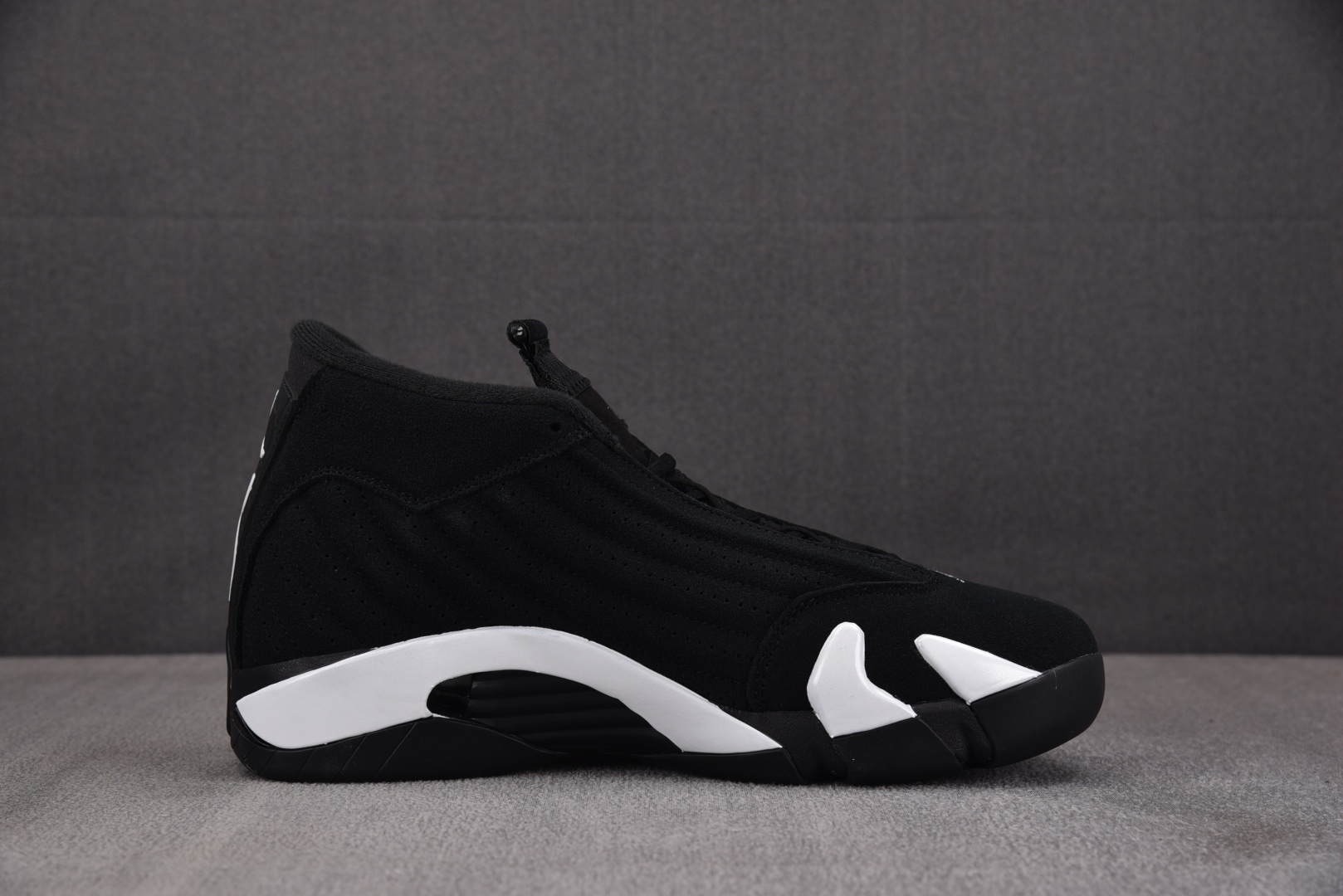 AJ14 EUR:40-47.5纯原版出品-Air Jordan 14 Retro Black Whit