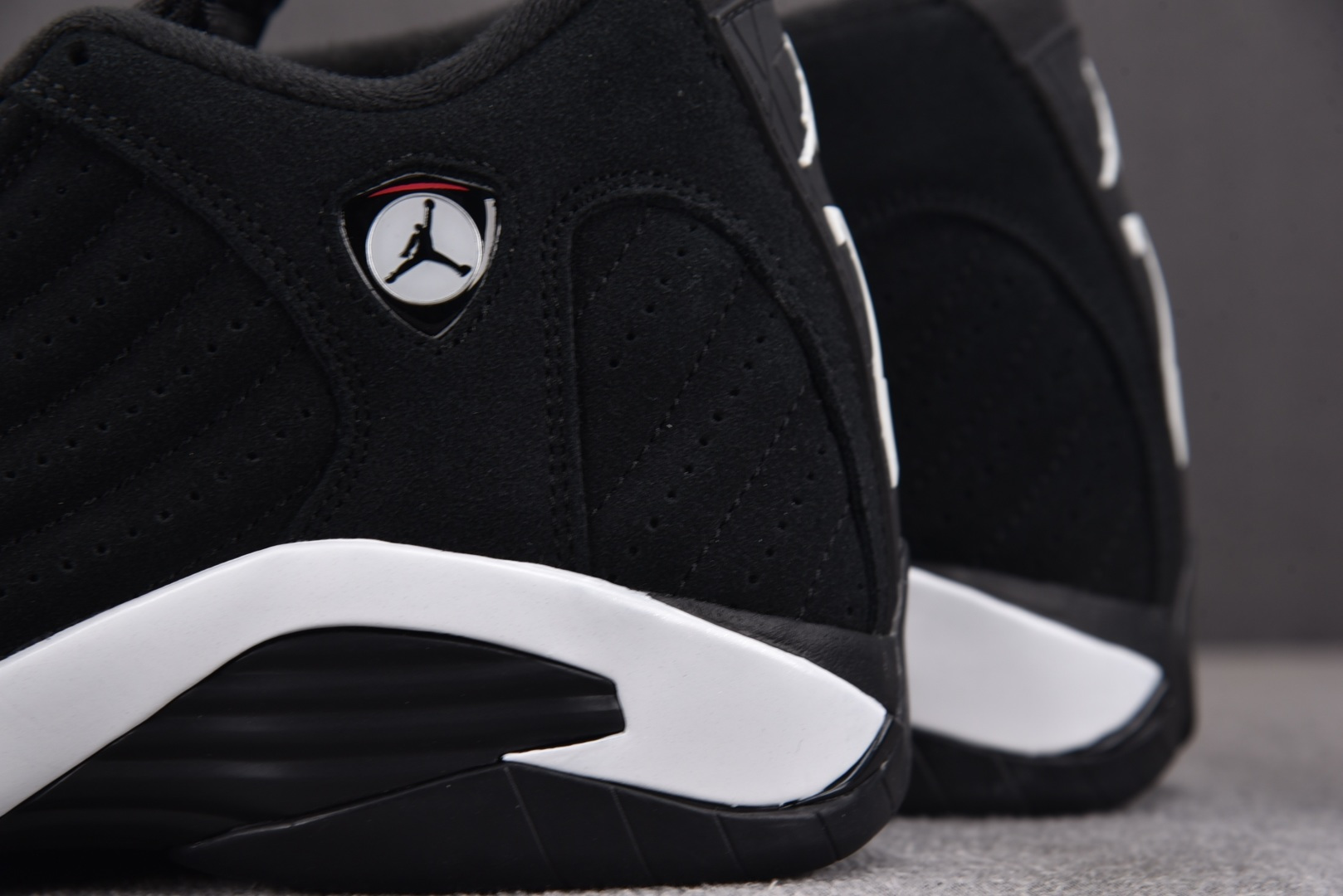 AJ14 EUR:40-47.5纯原版出品-Air Jordan 14 Retro Black Whit