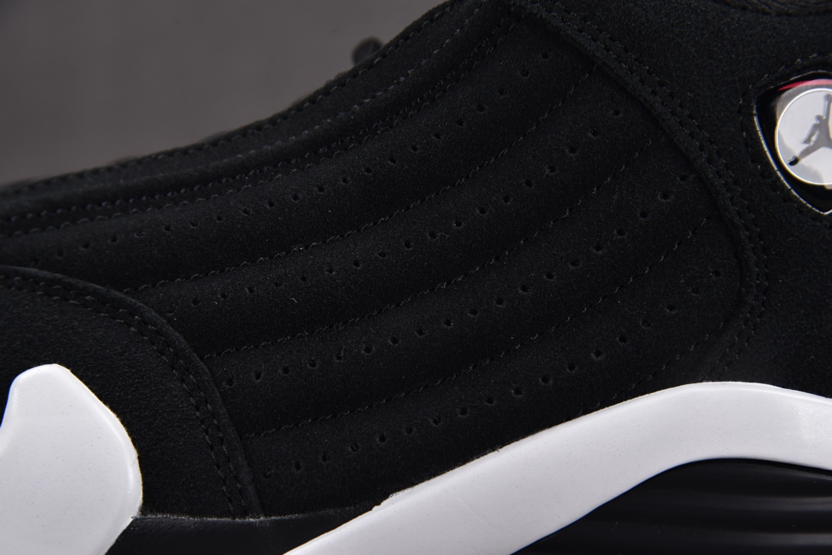 AJ14 EUR:40-47.5纯原版出品-Air Jordan 14 Retro Black Whit