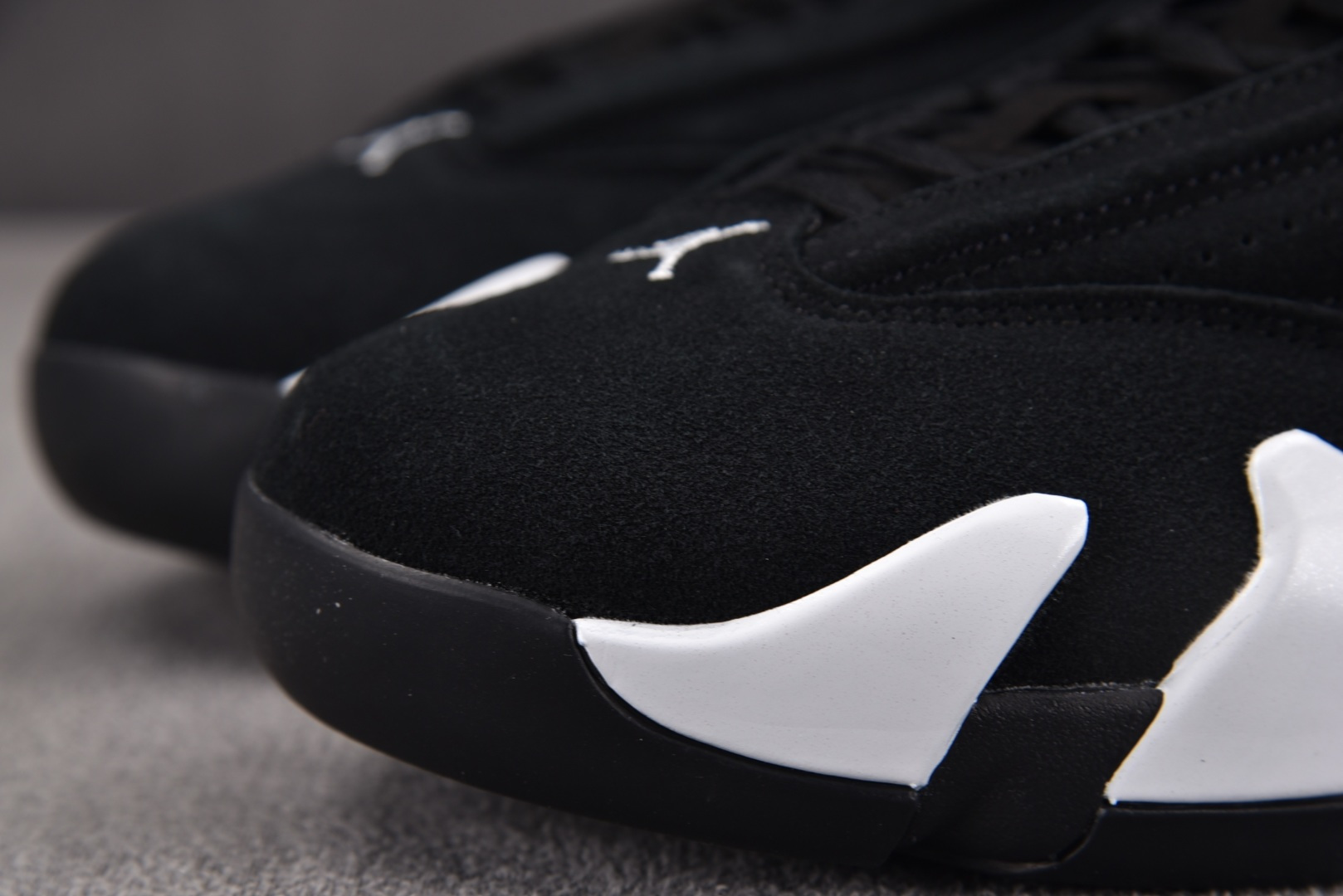 AJ14 EUR:40-47.5纯原版出品-Air Jordan 14 Retro Black Whit