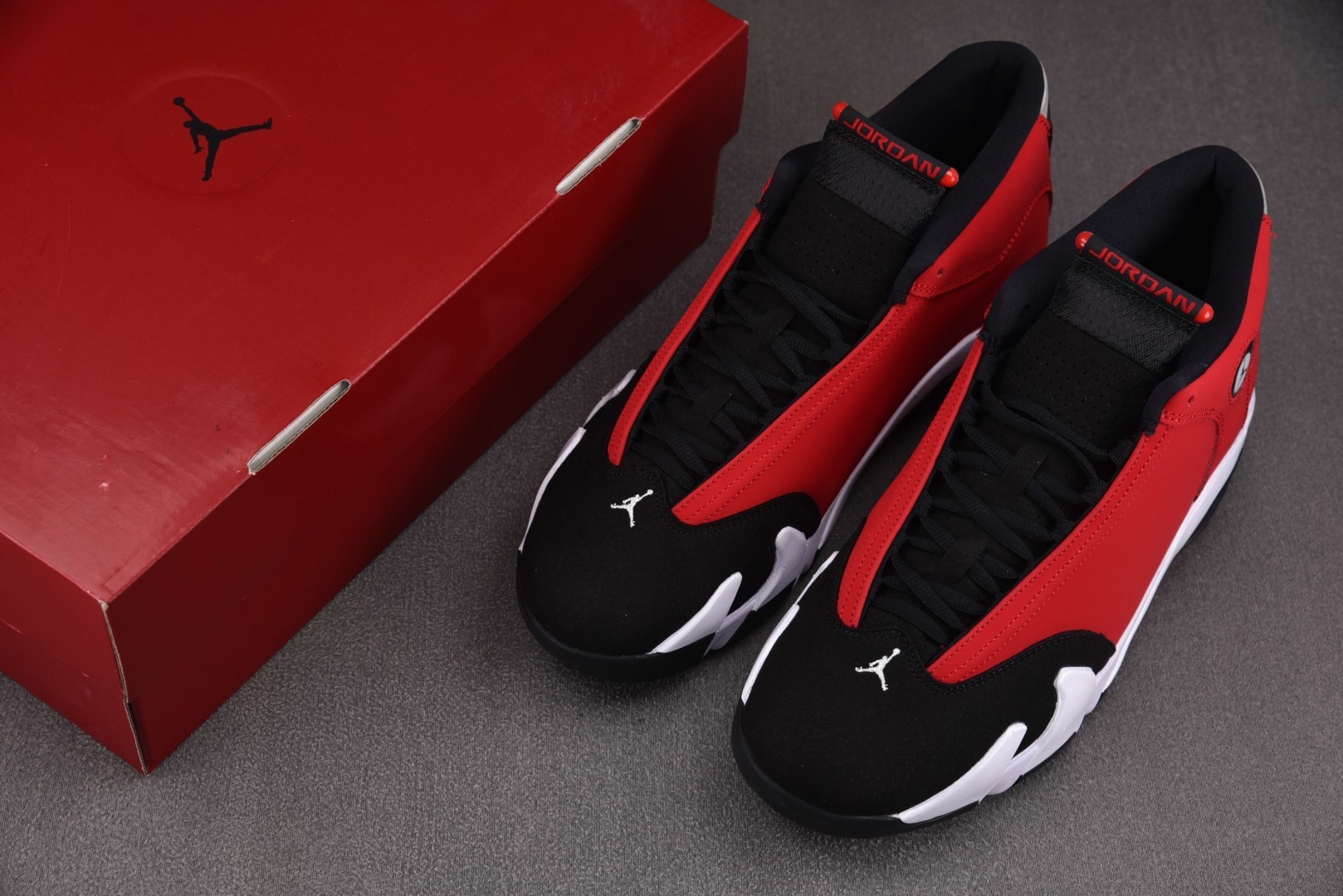 AJ14 EUR:40-47.5纯原版出品-Air Jordan 14 Retro Gym Red To