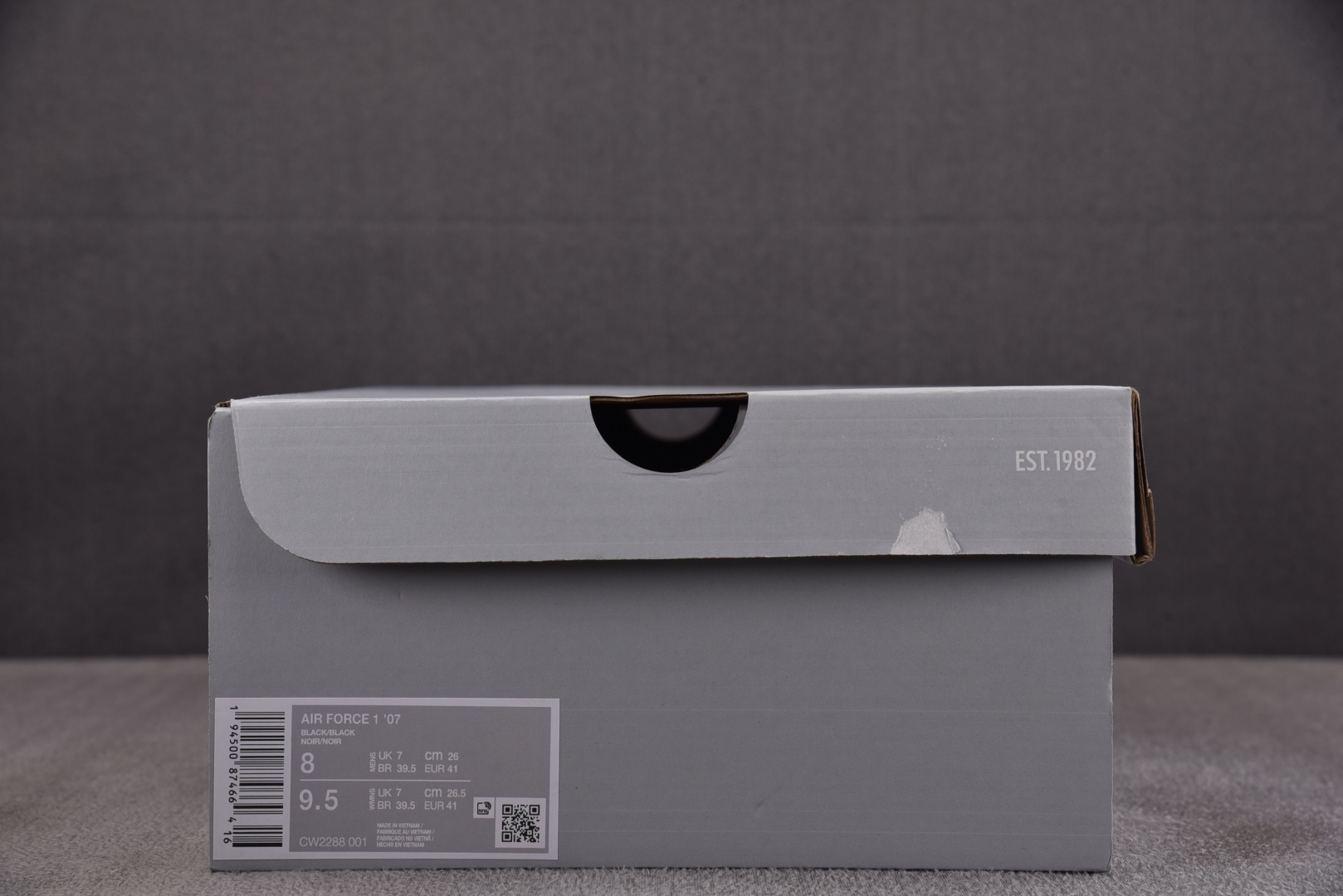 AF1黑 EUR:35.5-48.5纯原版出品-NK Air Force 1 Low '07 Black