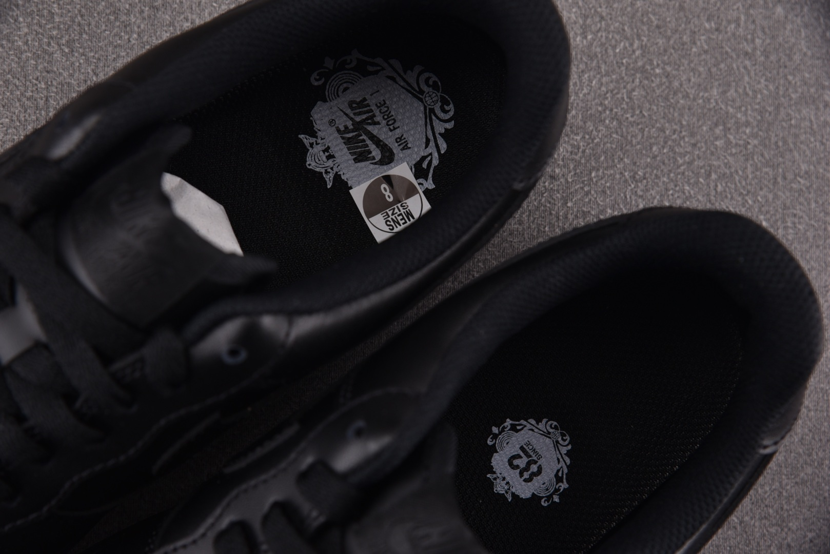 AF1黑 EUR:35.5-48.5纯原版出品-NK Air Force 1 Low '07 Black