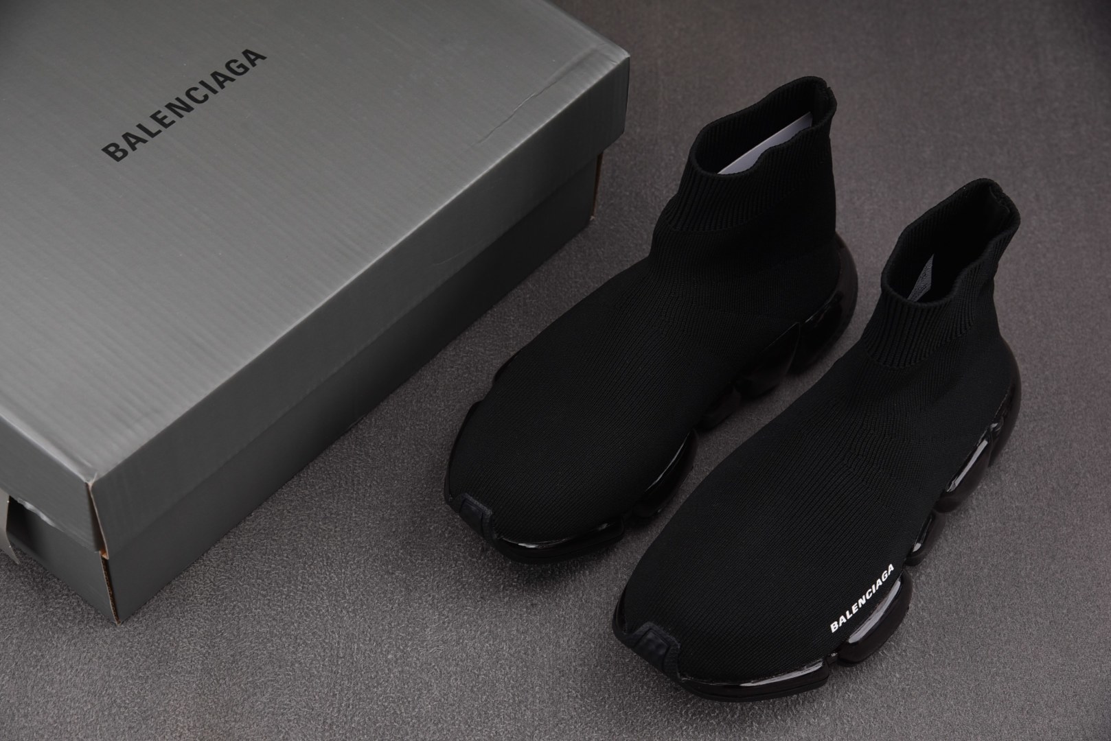 巴黎 EUR:35-46纯原版出品-Balenciaga Speed 2.0 黑色气垫 YZ022尺码：