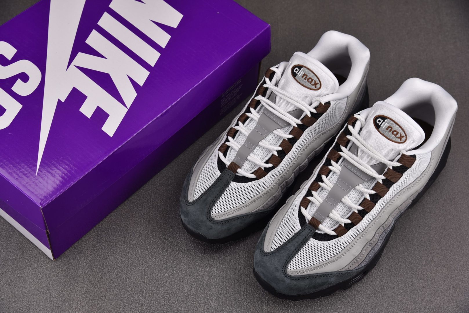 MAX EUR:40-48.5纯原版出品-NK Air Max 95 SB Cacao Wow 灰黑 H