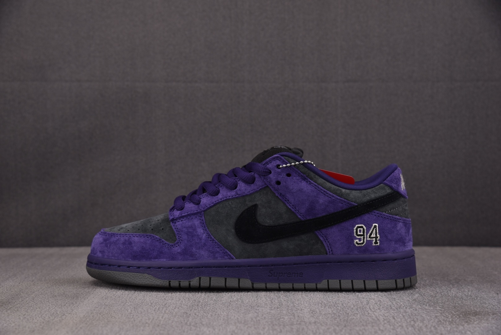 NK SB Dunk Low Supreme 94 Ink 墨水 黑紫 HQ8487-500 尺寸 40