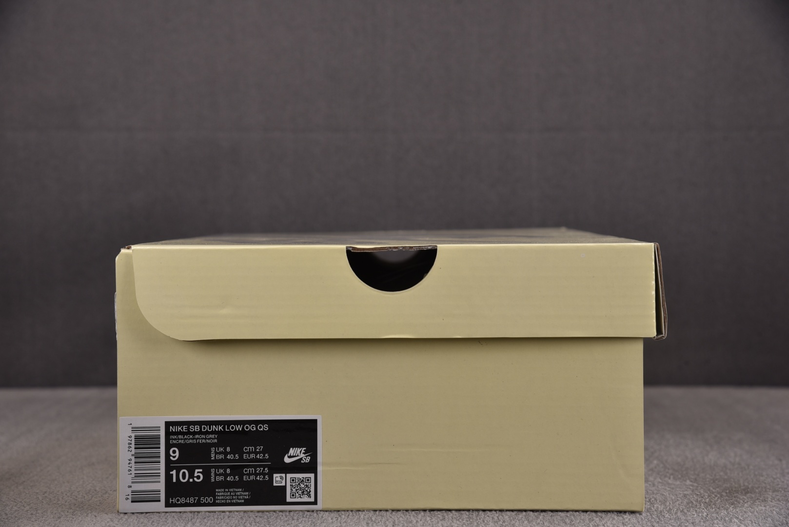 NK SB Dunk Low Supreme 94 Ink 墨水 黑紫 HQ8487-500 尺寸 40